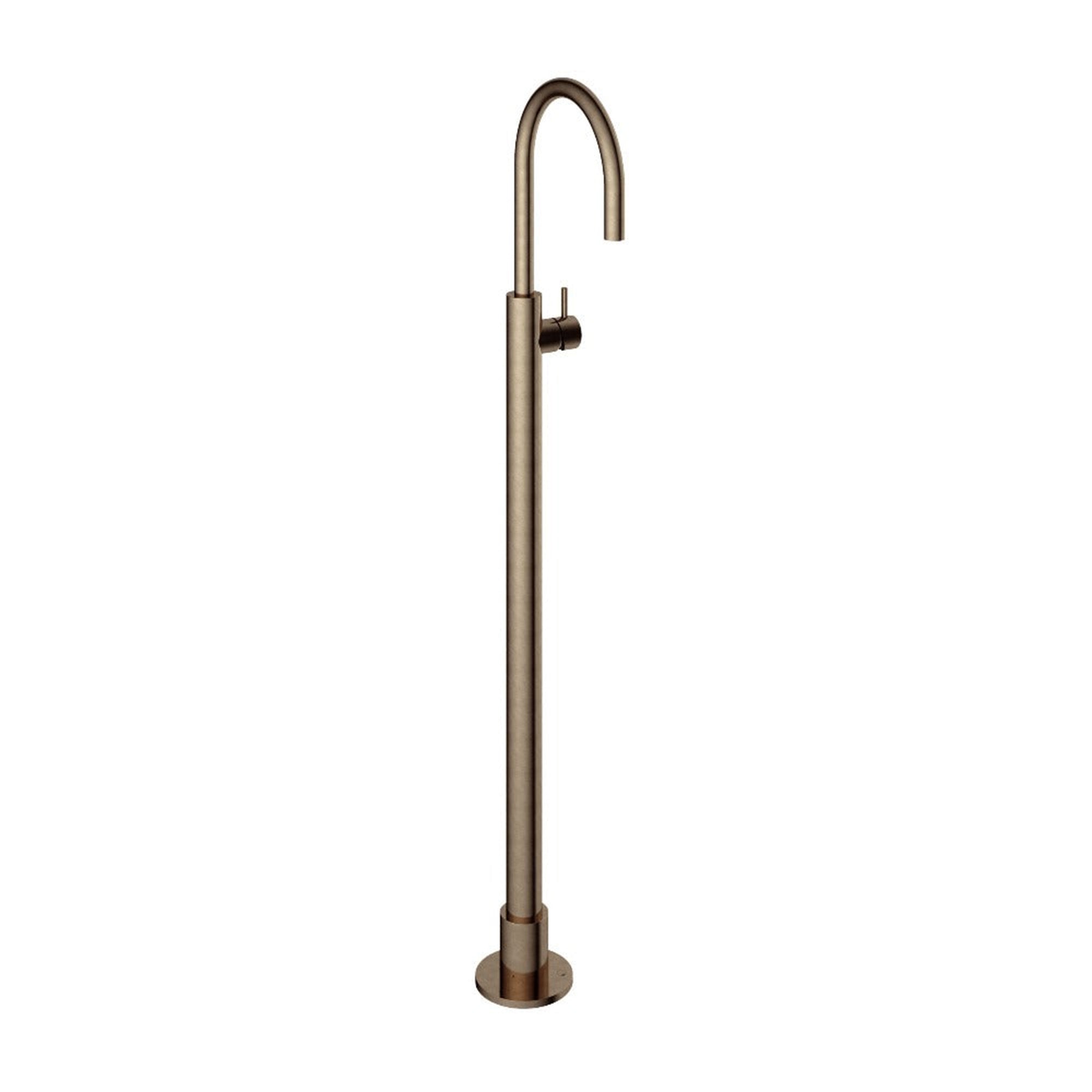 cobber floorstanding basin mixer tap aged brass