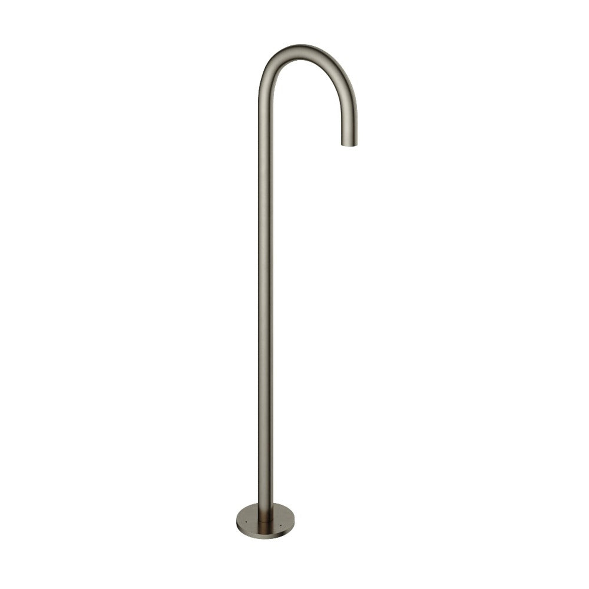 cobber floorstanding bath spout aged iron