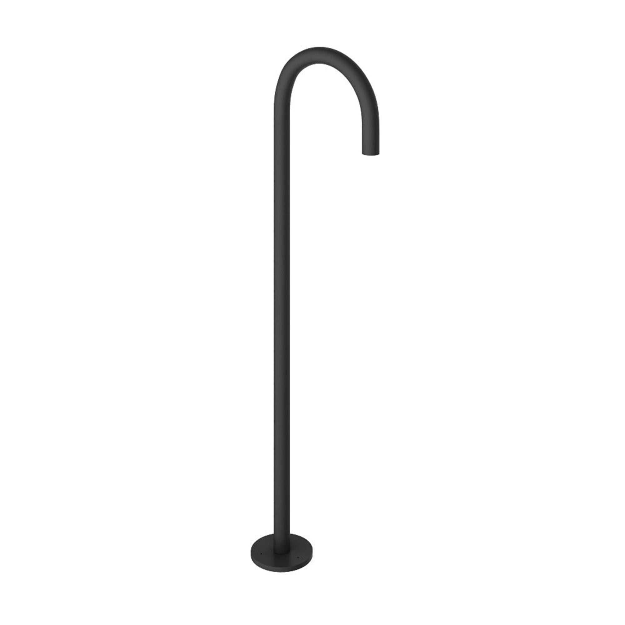 cobber floorstanding bath spout matt black