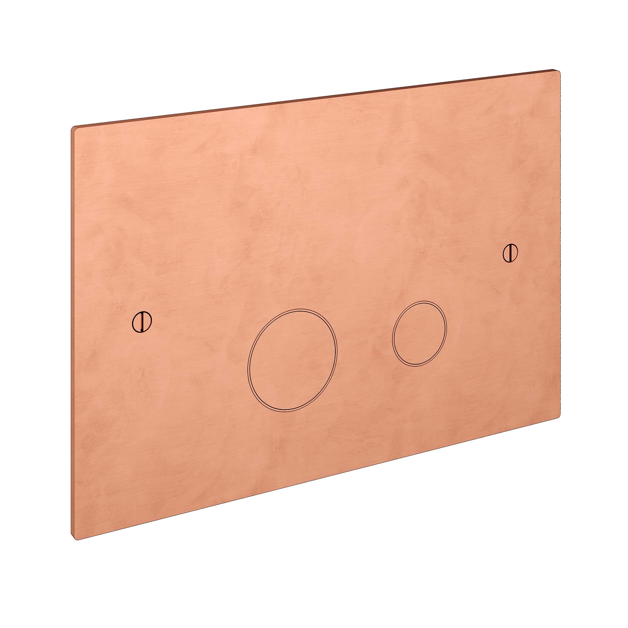 cobber flush cover plate for geberit concealed cistern brushed copper