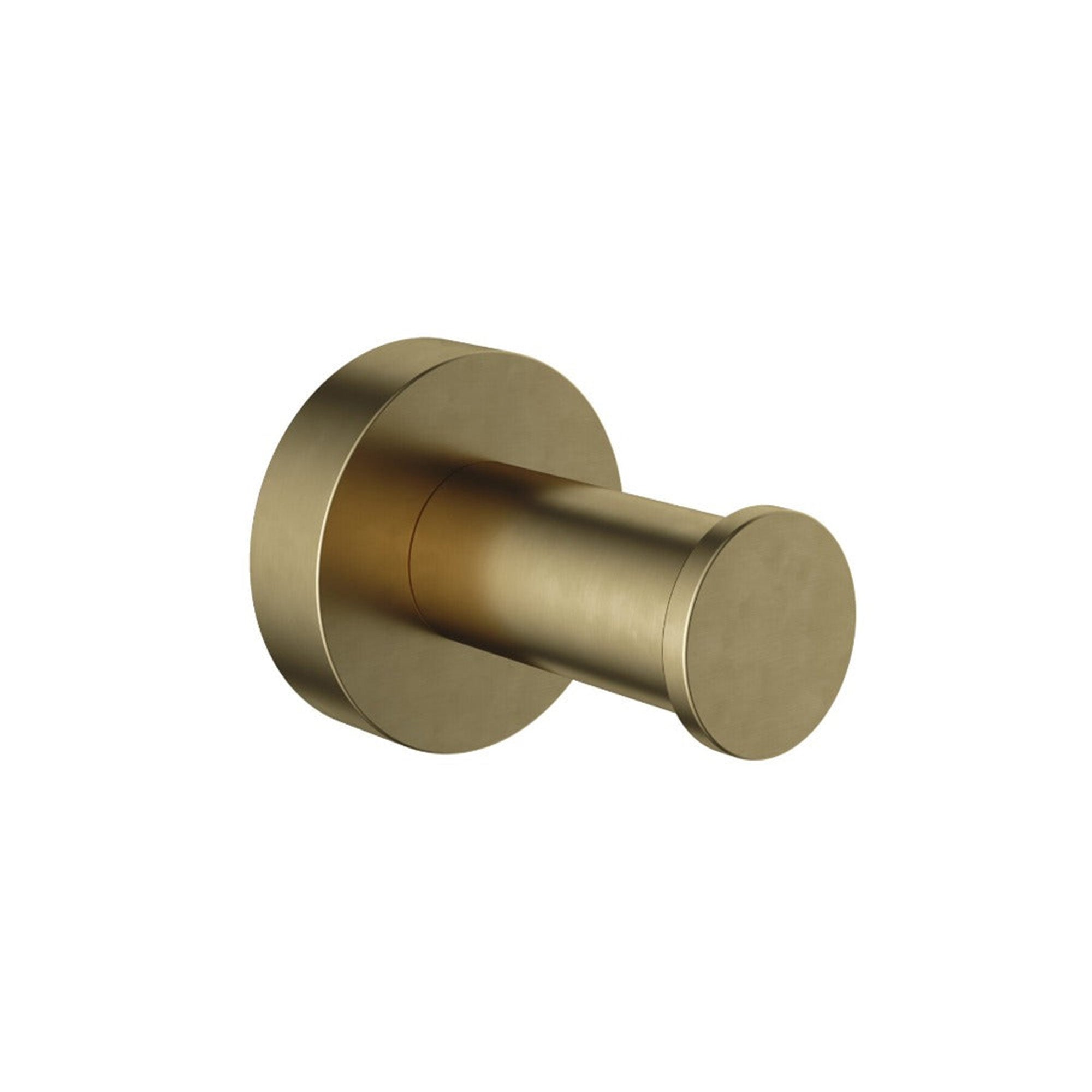 cobber robe hook brushed brass