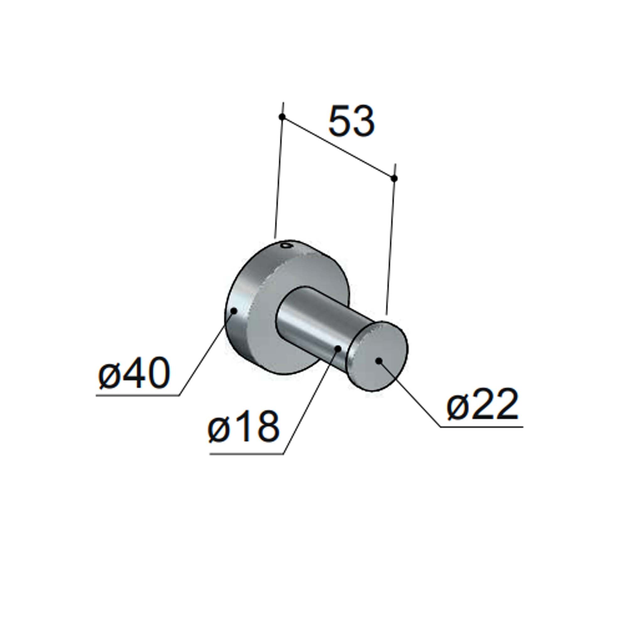 cobber robe hook dimensions