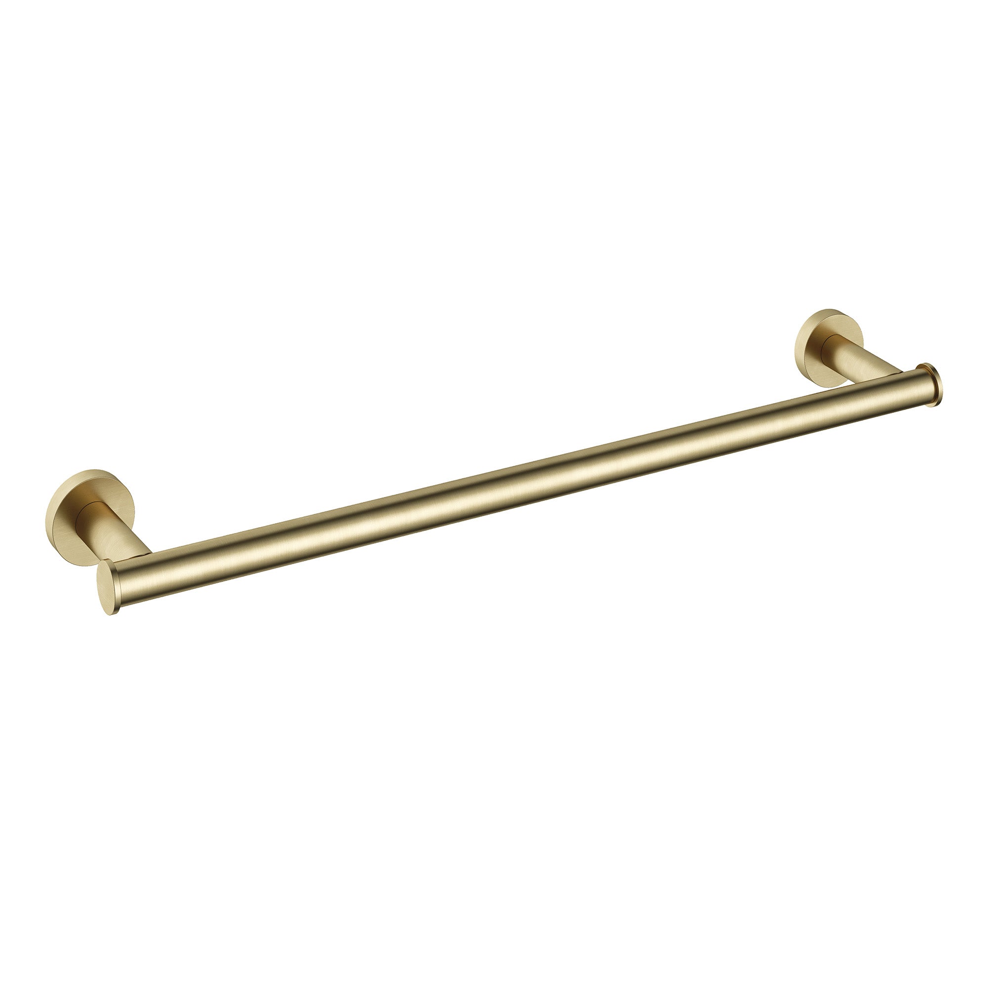 cobber single towel rail 640mm brushed brass