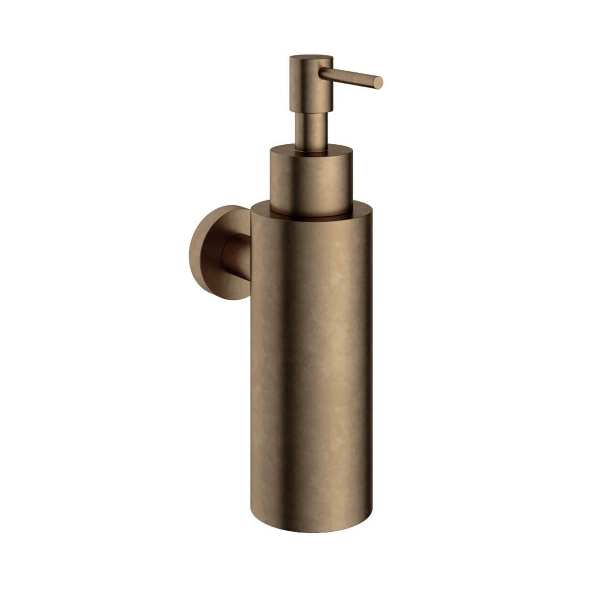 cobber soap dispenser aged brass