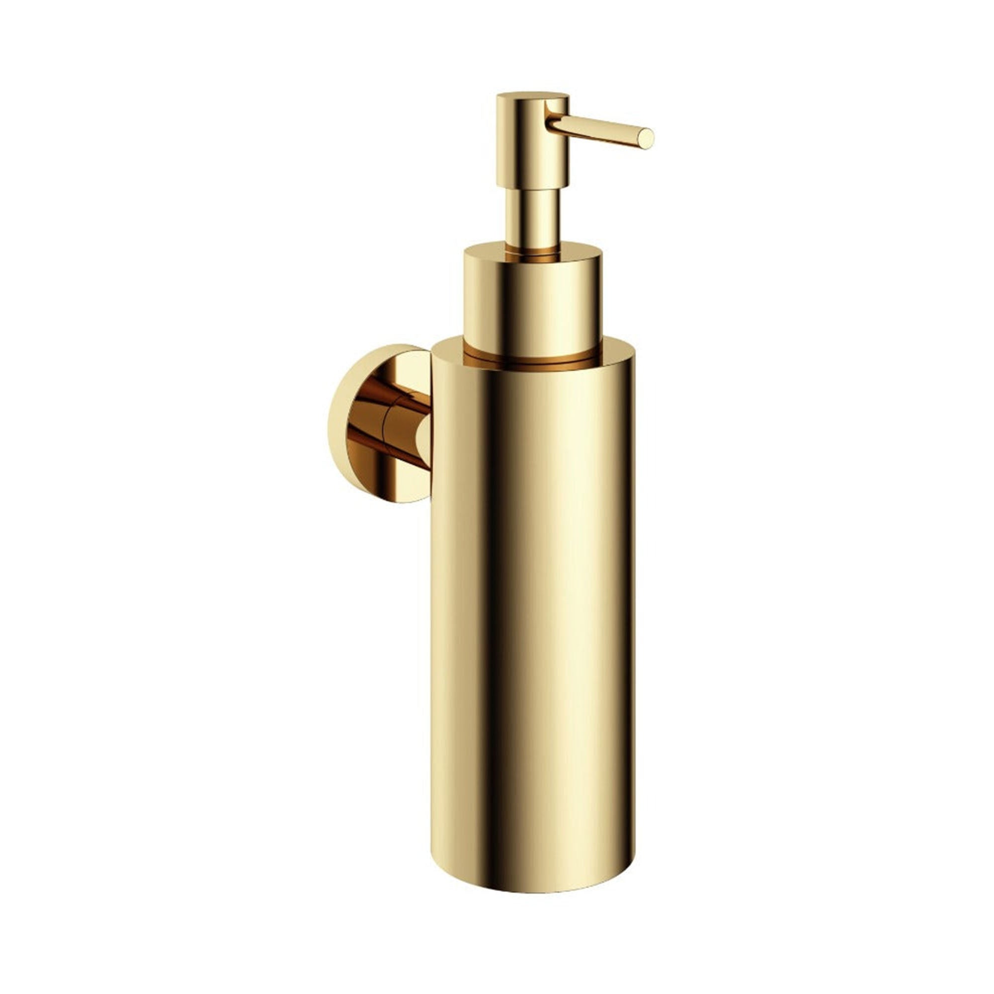 cobber soap dispenser polished brass