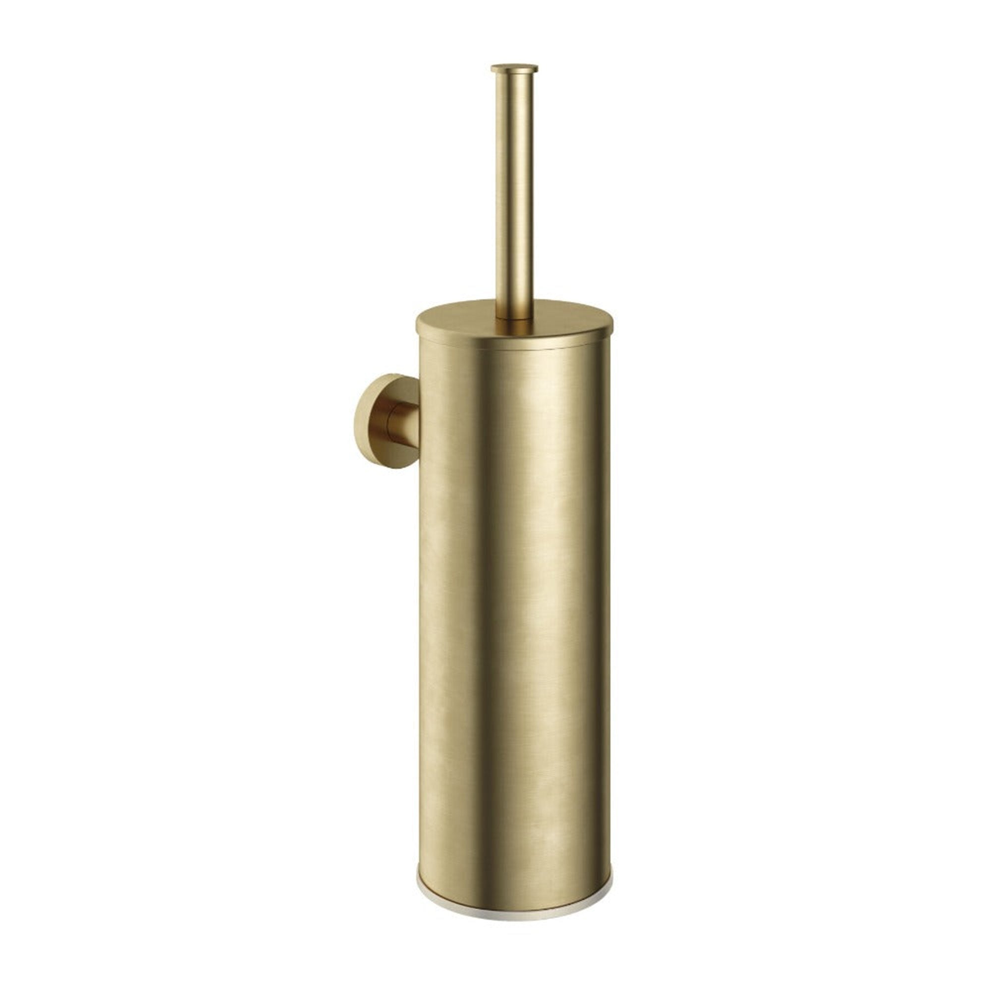 cobber toilet brush holder brushed brass