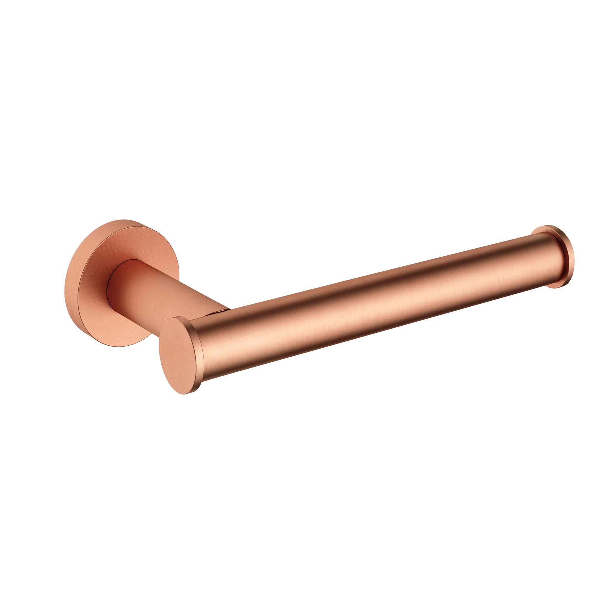 cobber toilet roll holder brushed copper