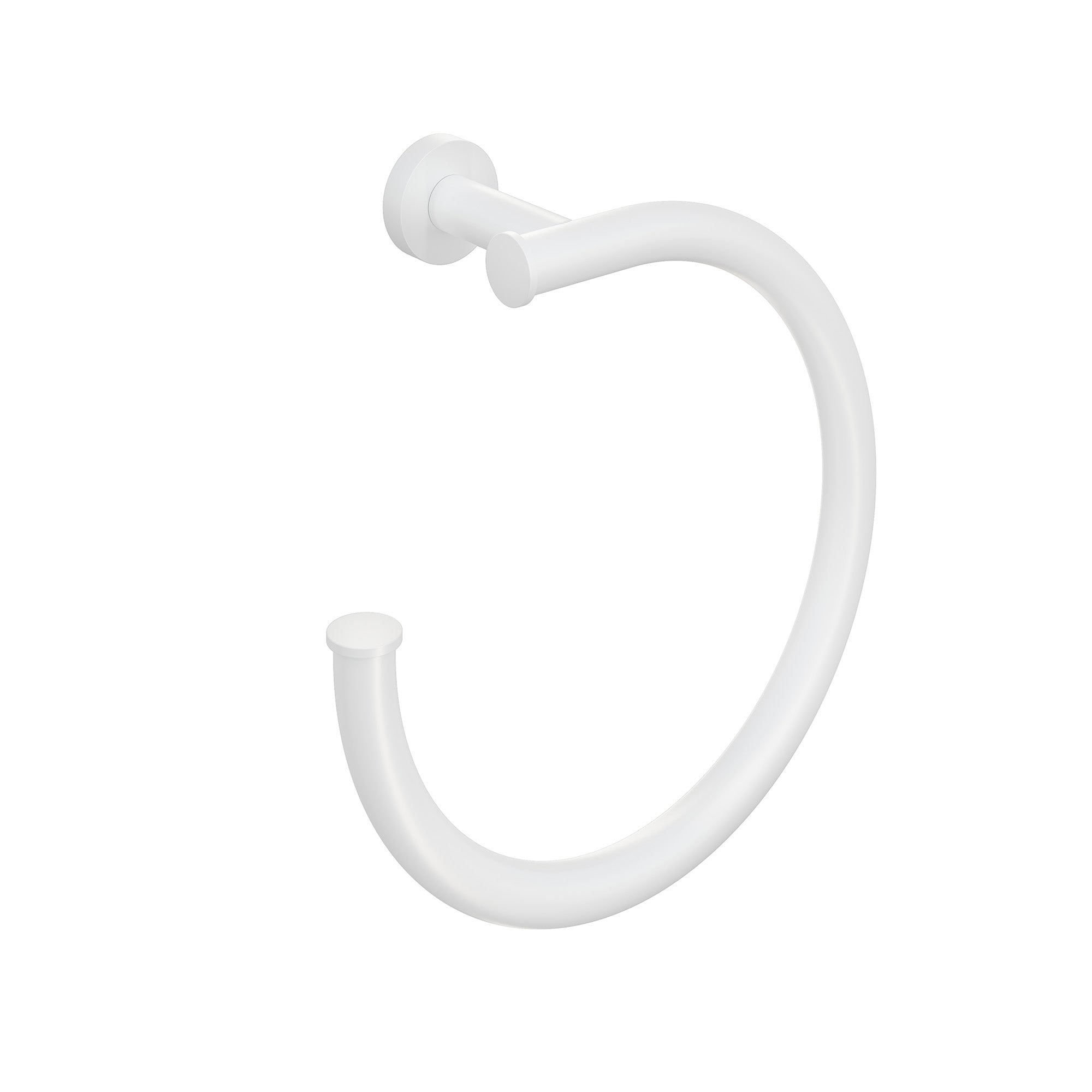 cobber towel ring matt white