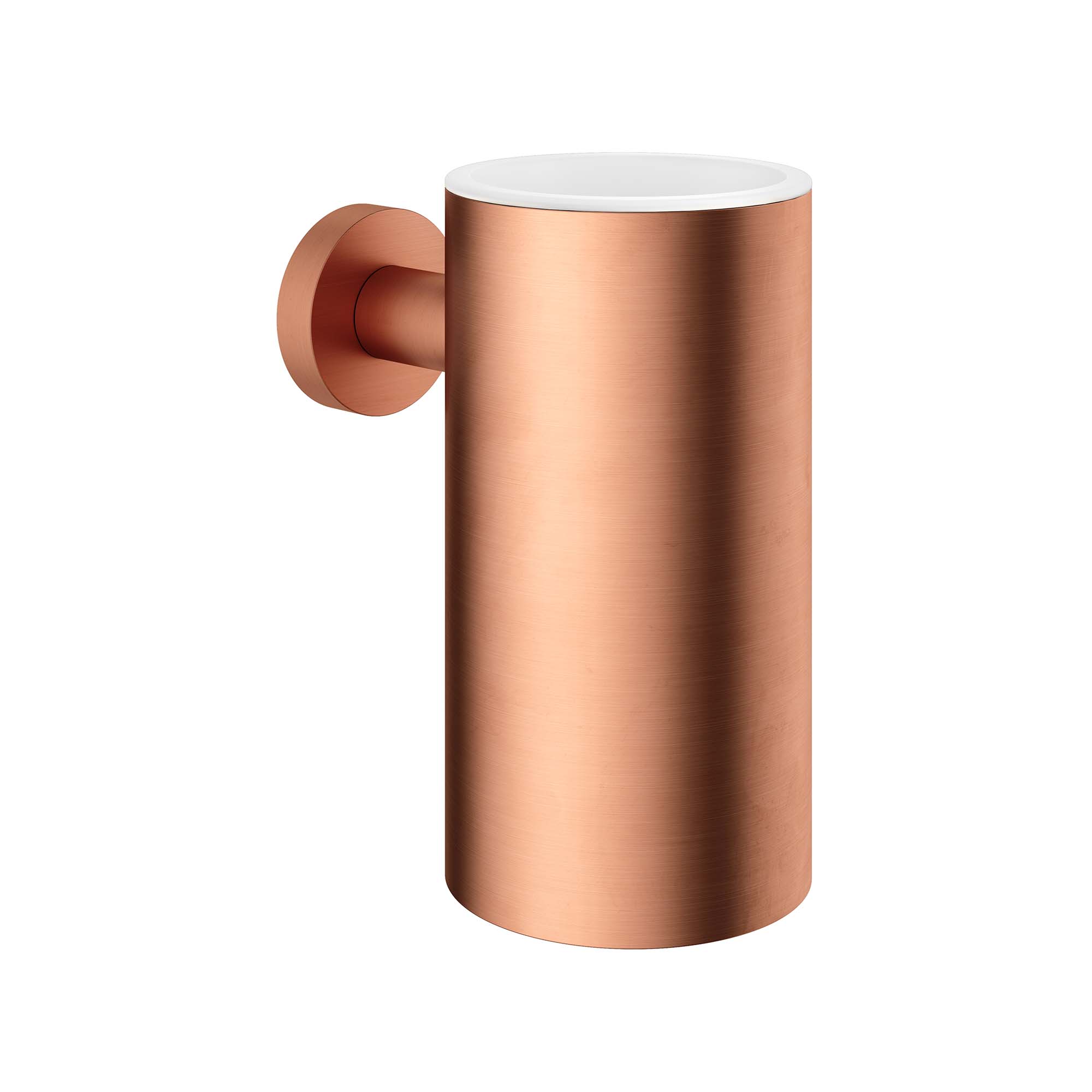 cobber tumbler holder brushed copper