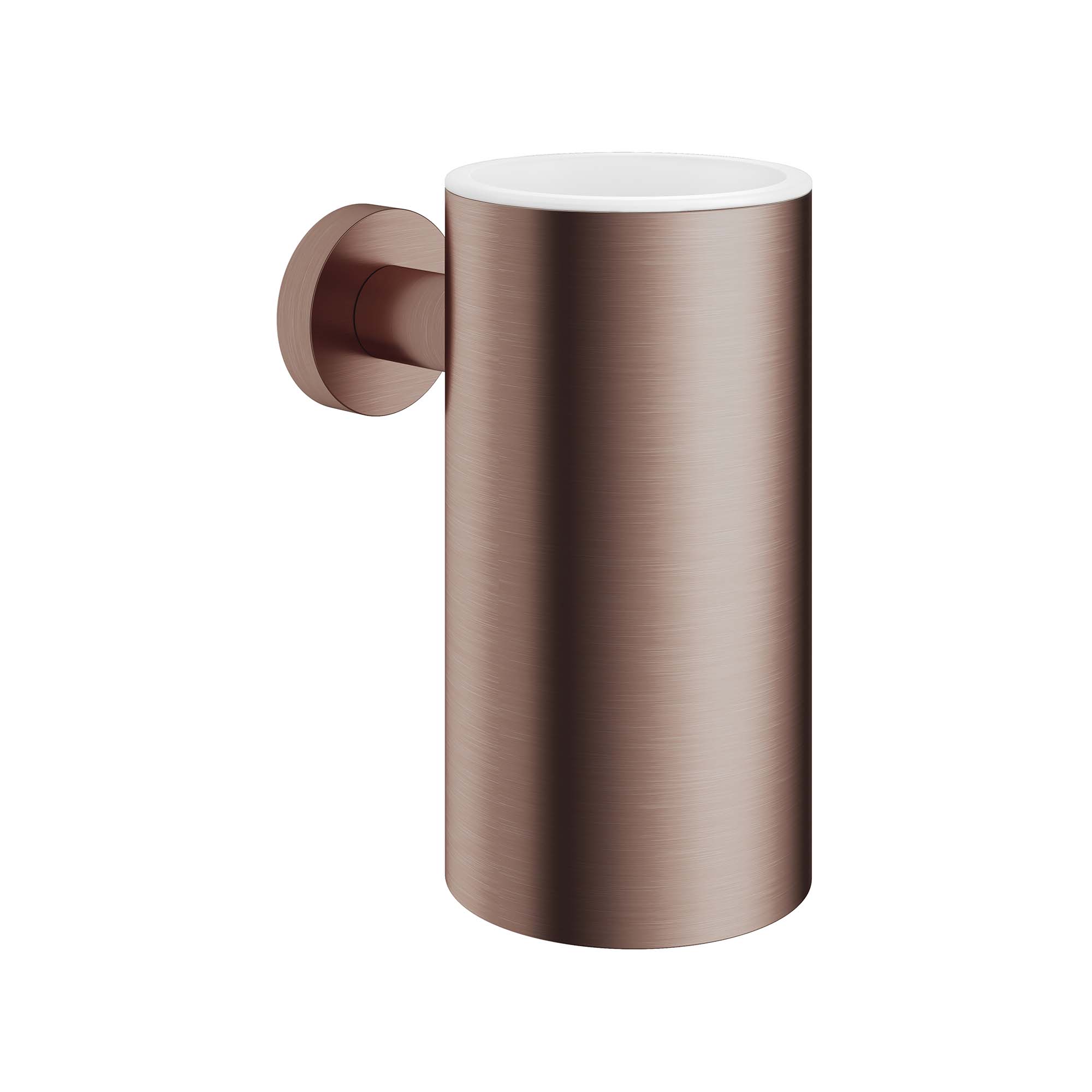 cobber tumbler holder brushed copper pvd