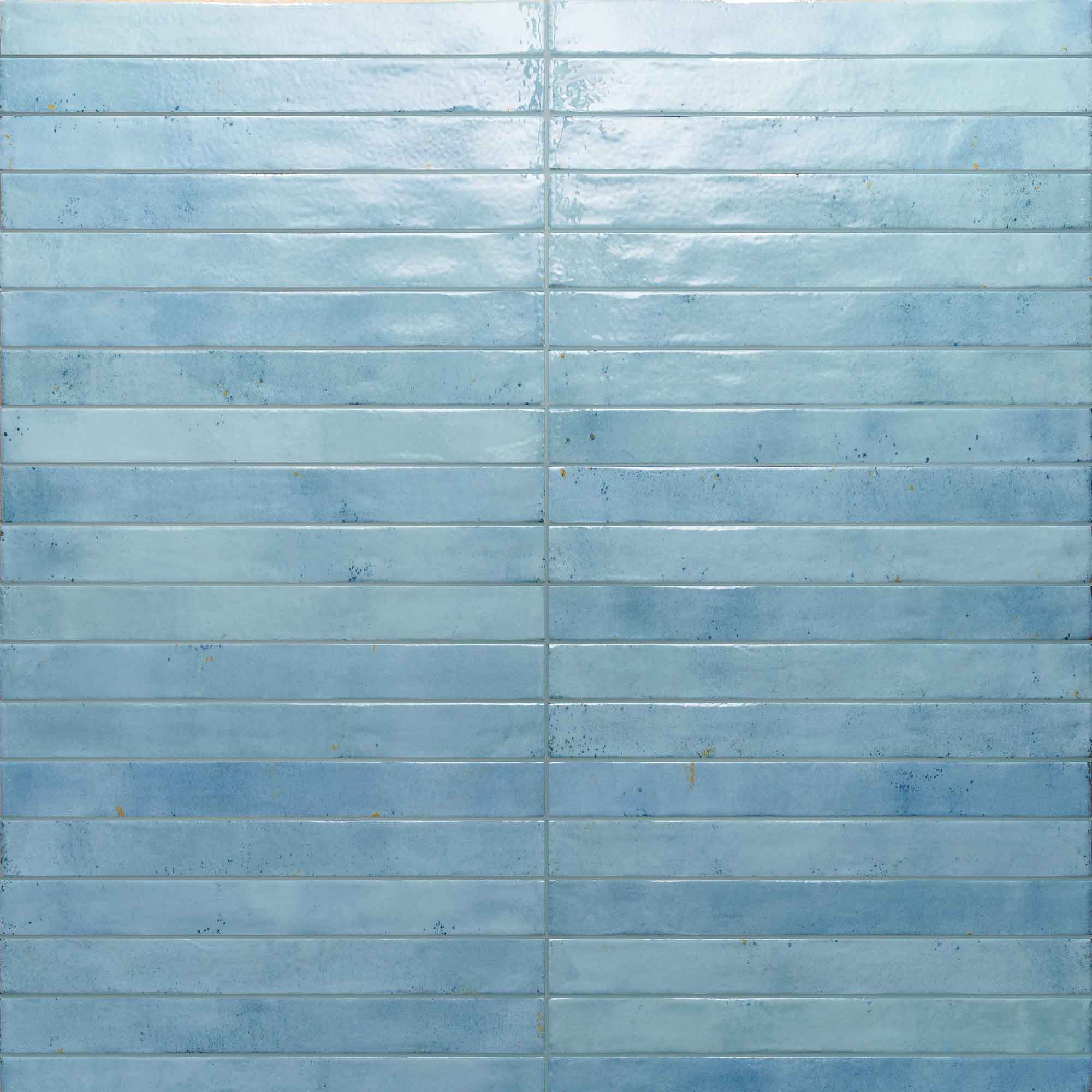 colours sky porcelain wall tile 4.8x45cm gloss