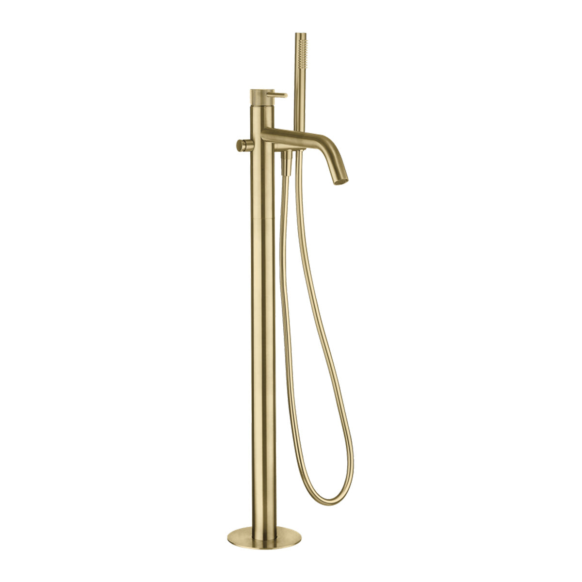 Crosswater 3one6 Floorstanding Bath Shower Mixer With Shower Brushed Brass