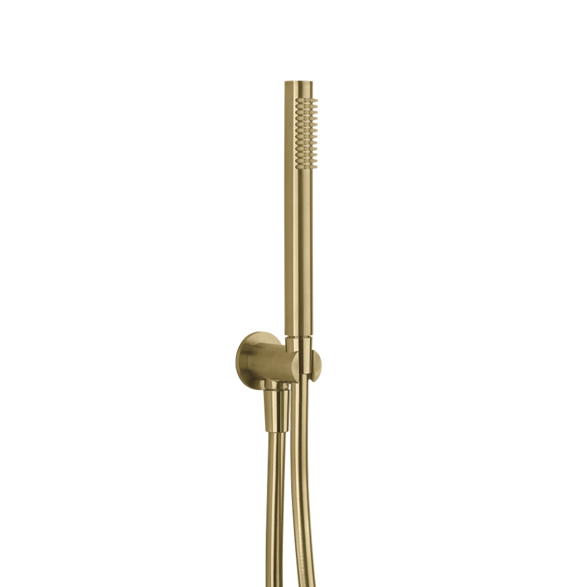 crosswater 3one6 wall mounted pencil shower handset brushed brass