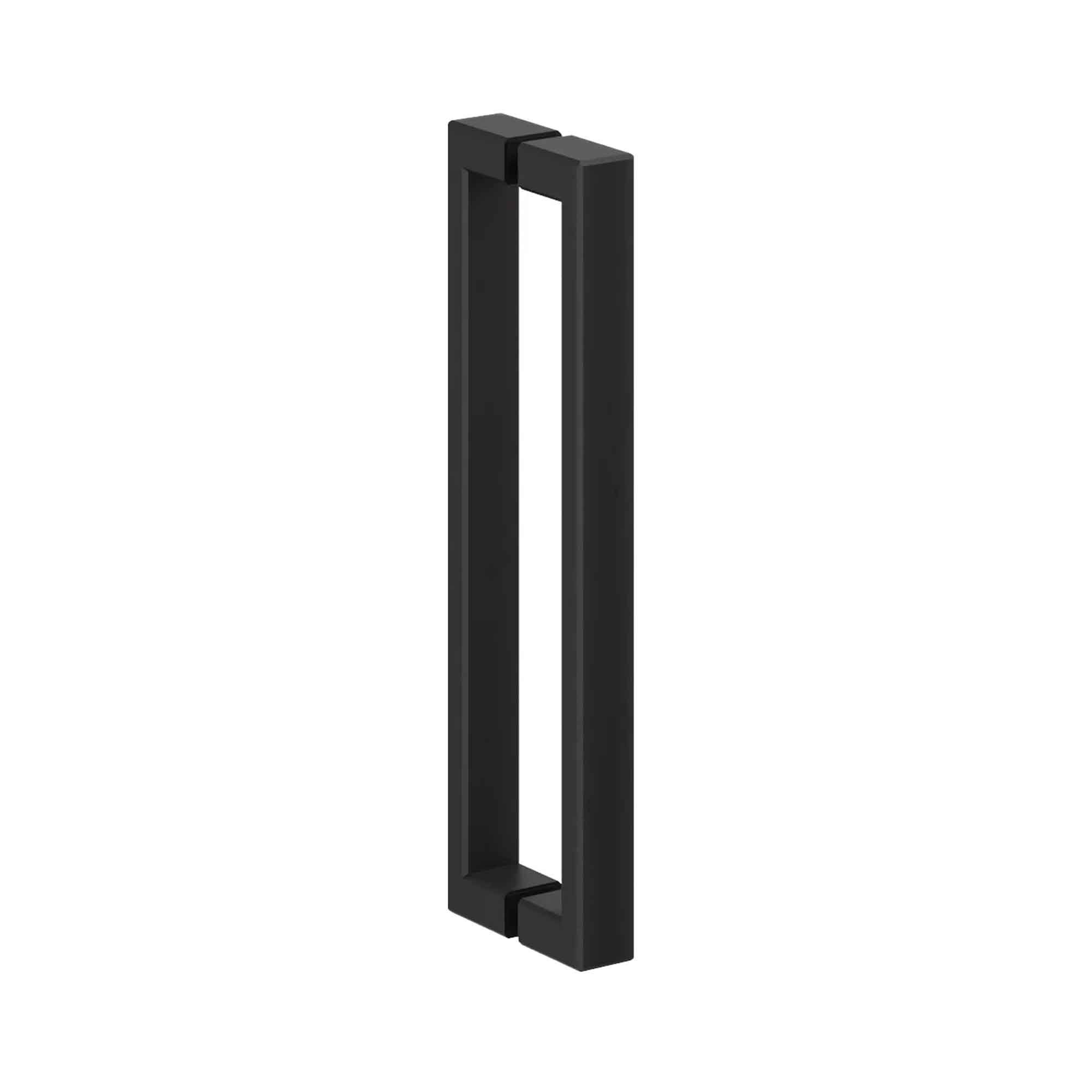 crosswater asura sleek shower door handle matt black