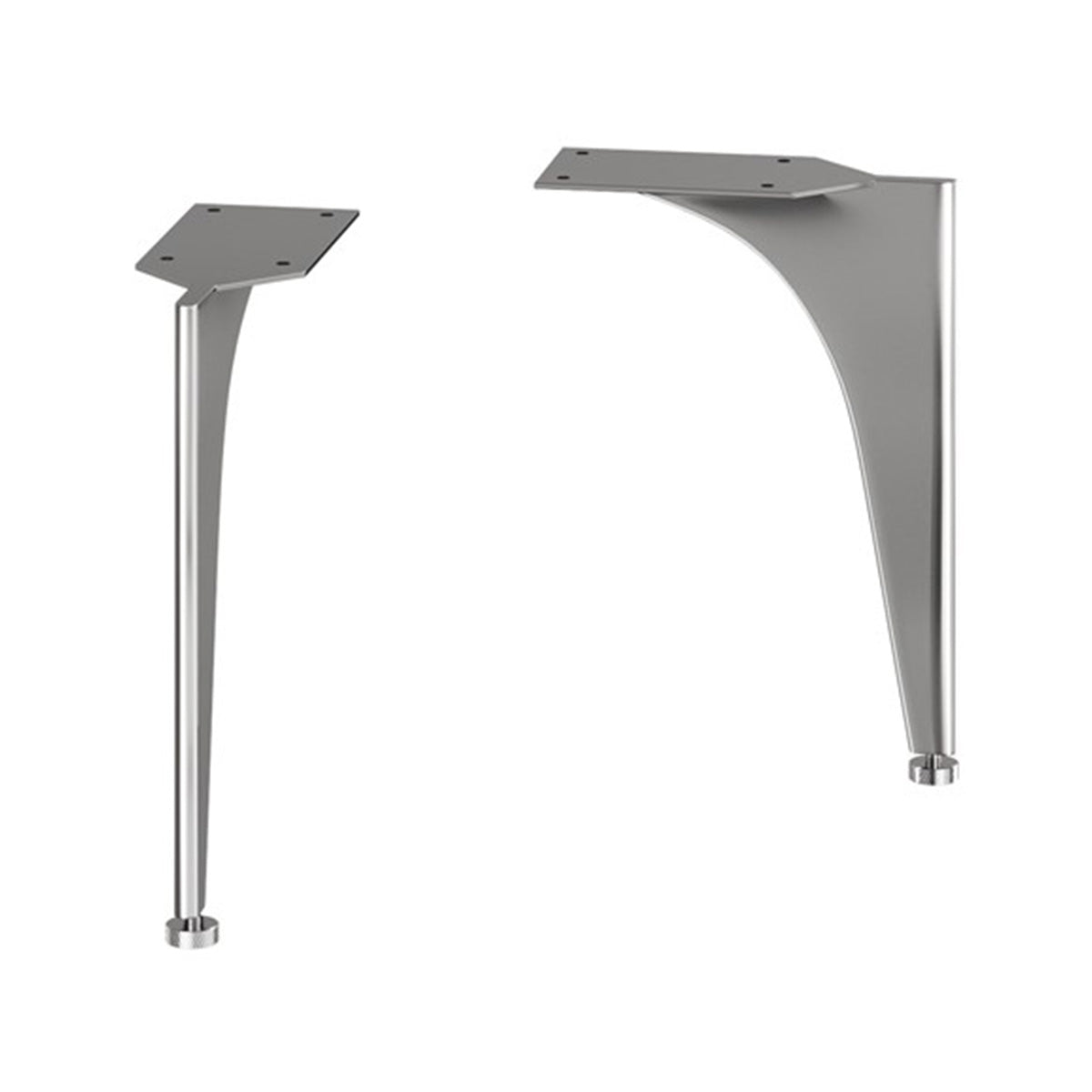 crosswater avenue vanity unit legs pair brushed stainless steel