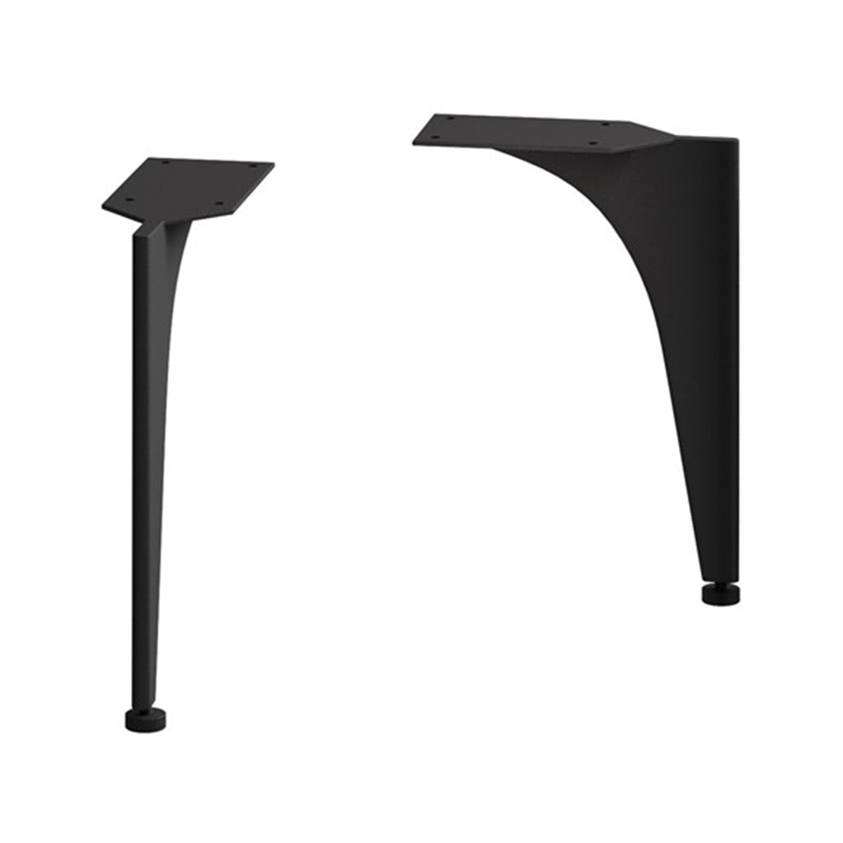 crosswater avenue vanity unit legs pair matt black