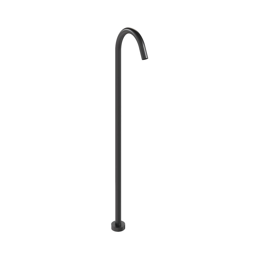 Crosswater Freestanding Bath Spout Matt Black