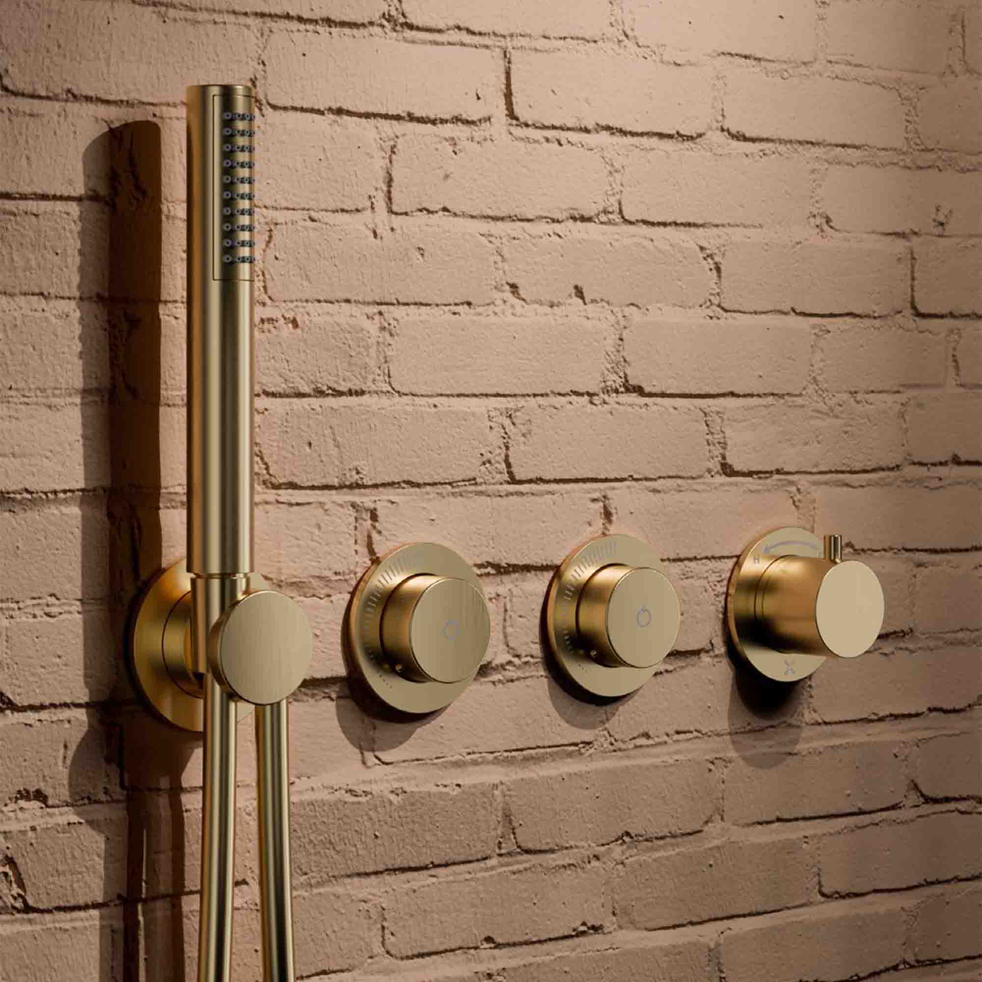 Crosswater Module Push 2 Outlet Thermostatic Shower Valve With Pencil ...