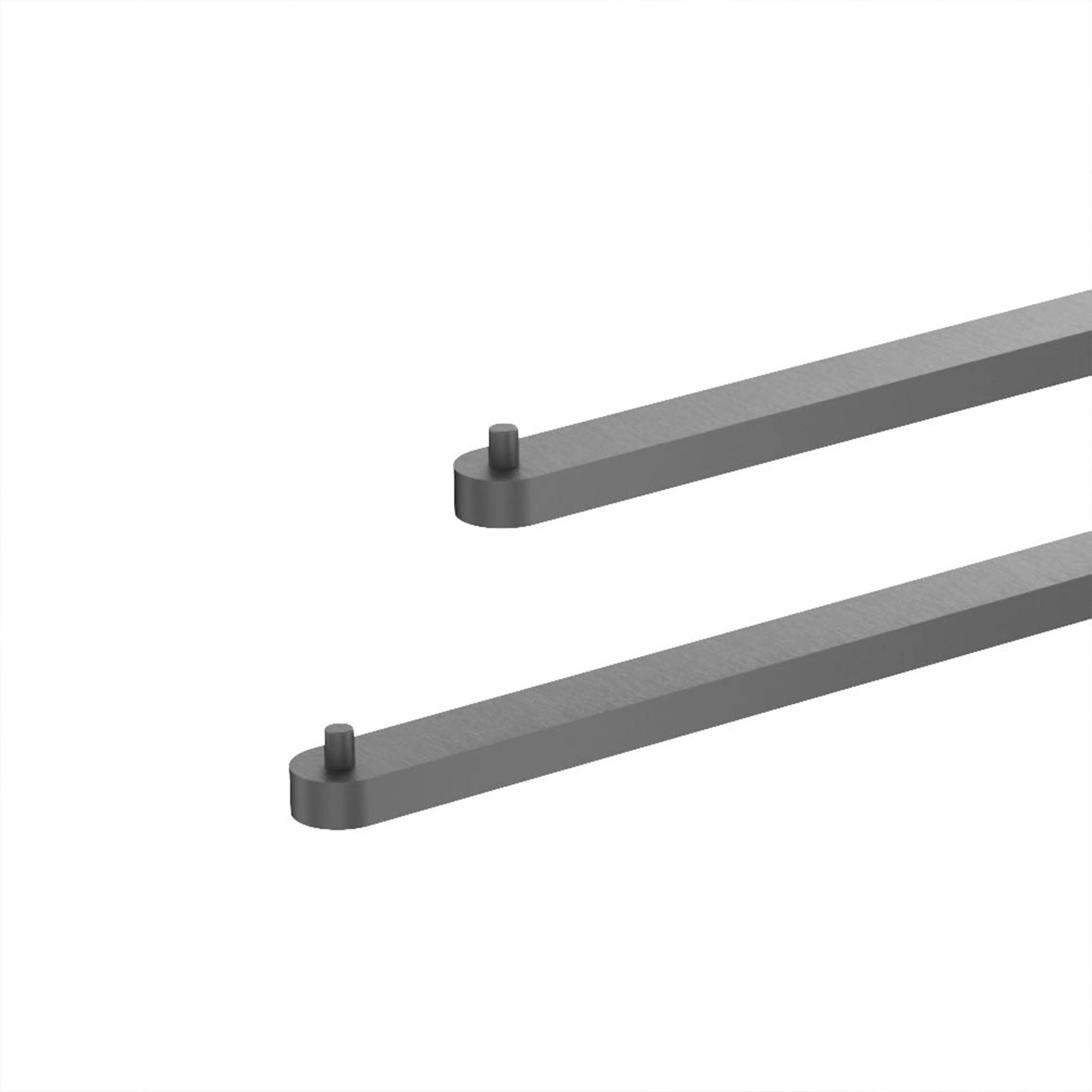 crosswater mpro 2 swivel towel rail slate