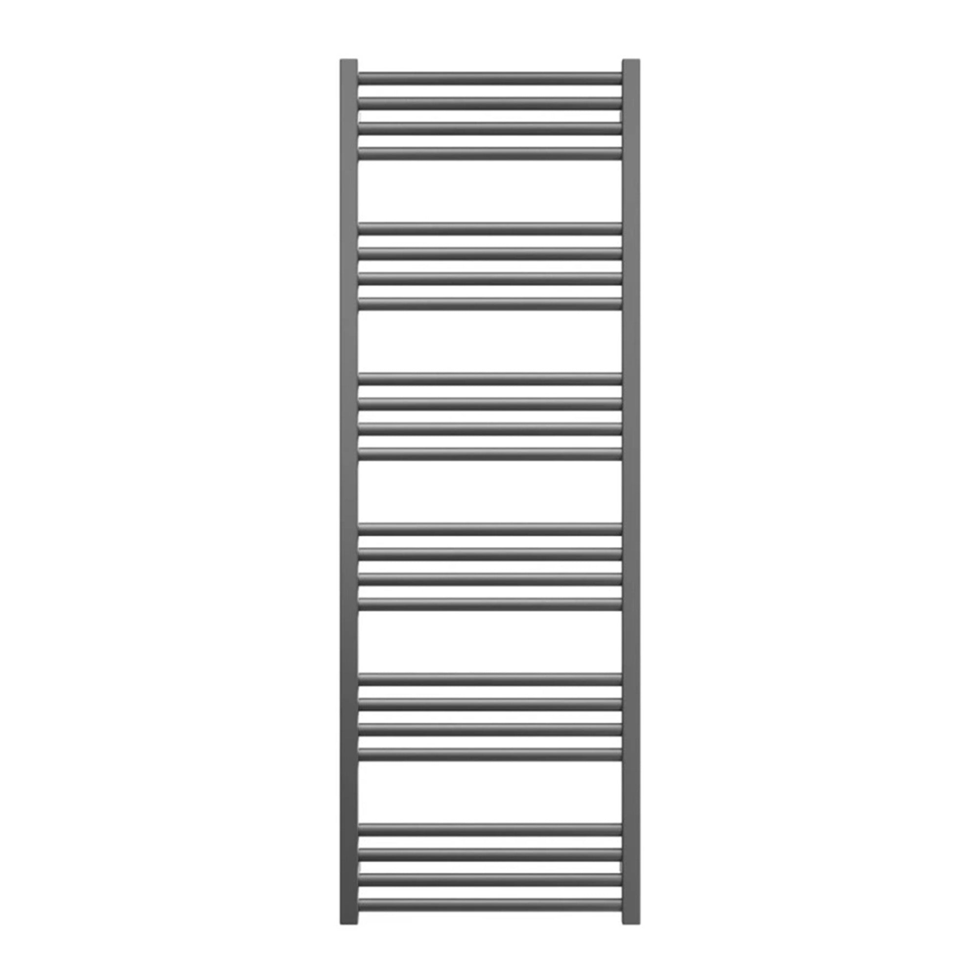 crosswater mpro heated towel rail 480x1380mm slate