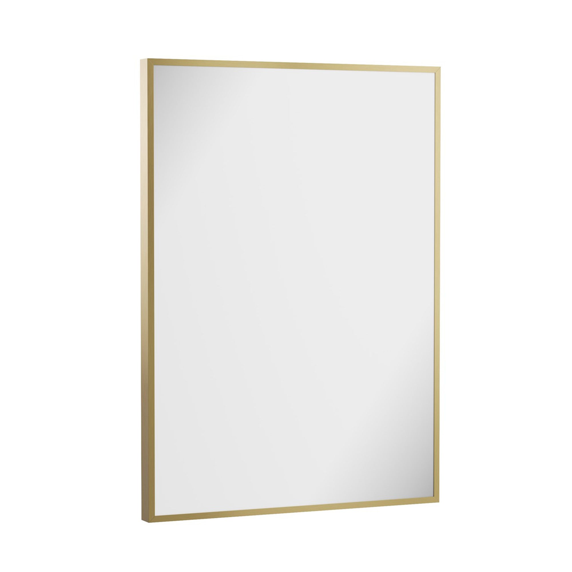 crosswater mpro non led mirror 500x700mm brushed brass