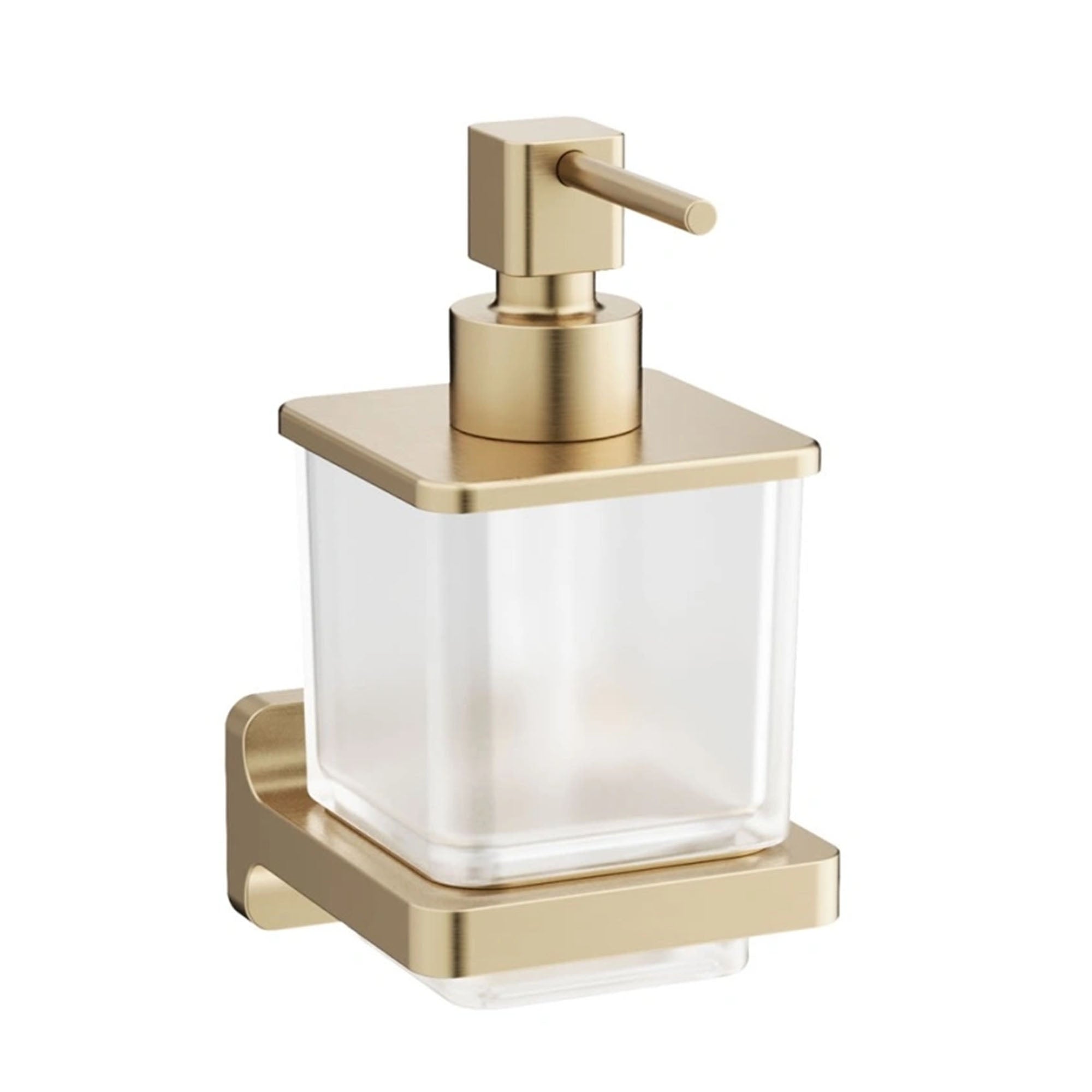 crosswater rotar soap dispenser brushed brass