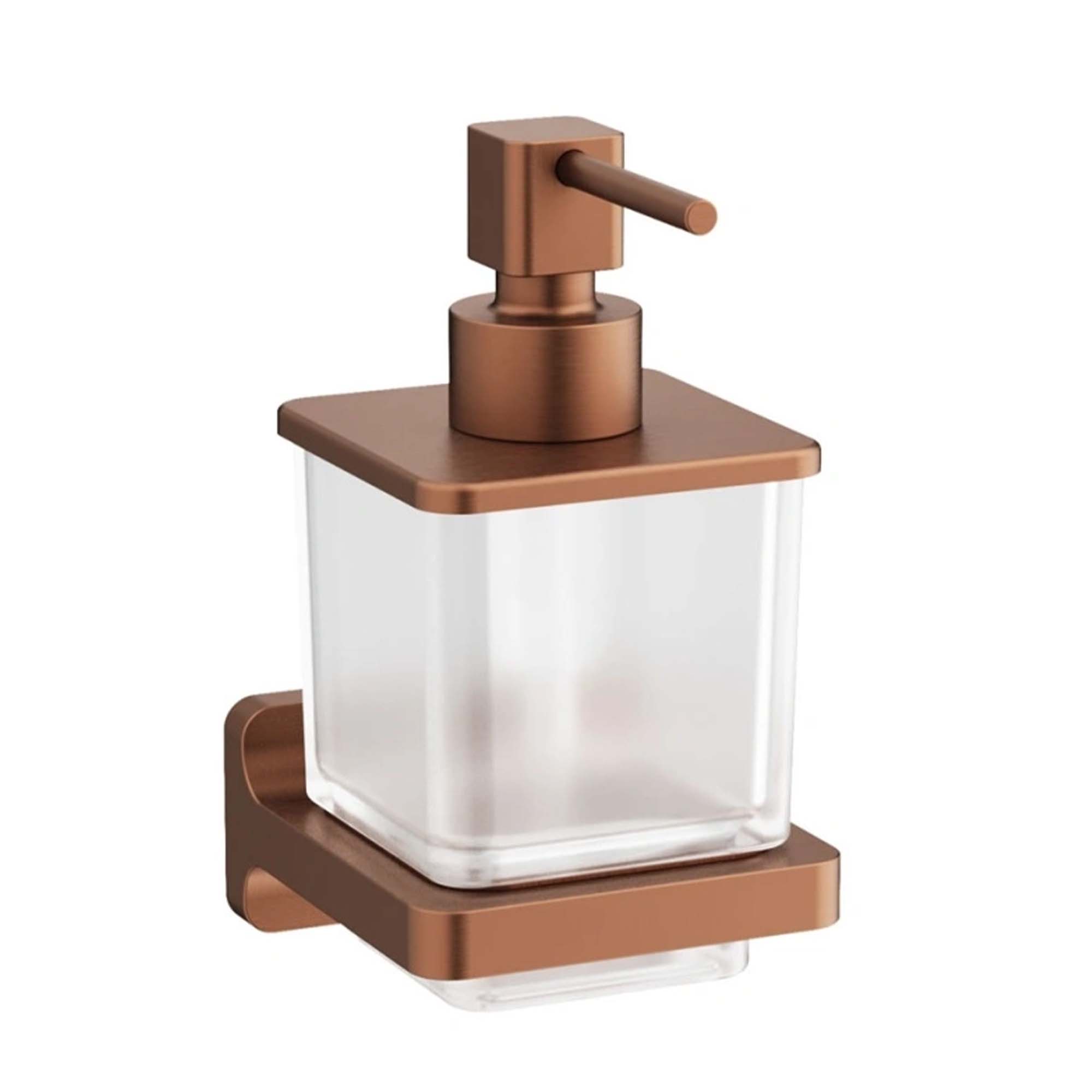 crosswater rotar soap dispenser brushed bronze