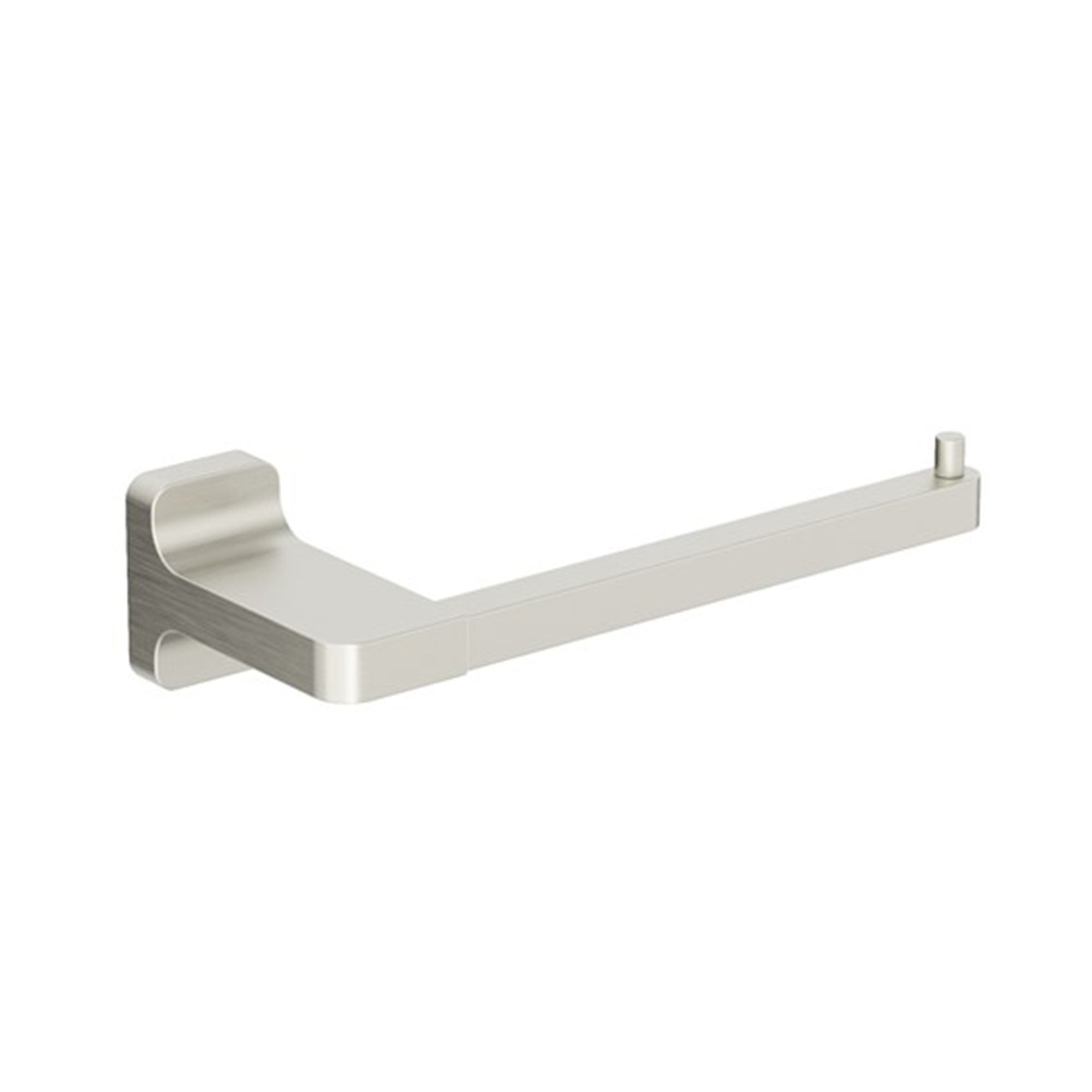 crosswater rotar toilet roll holder brushed stainless steel