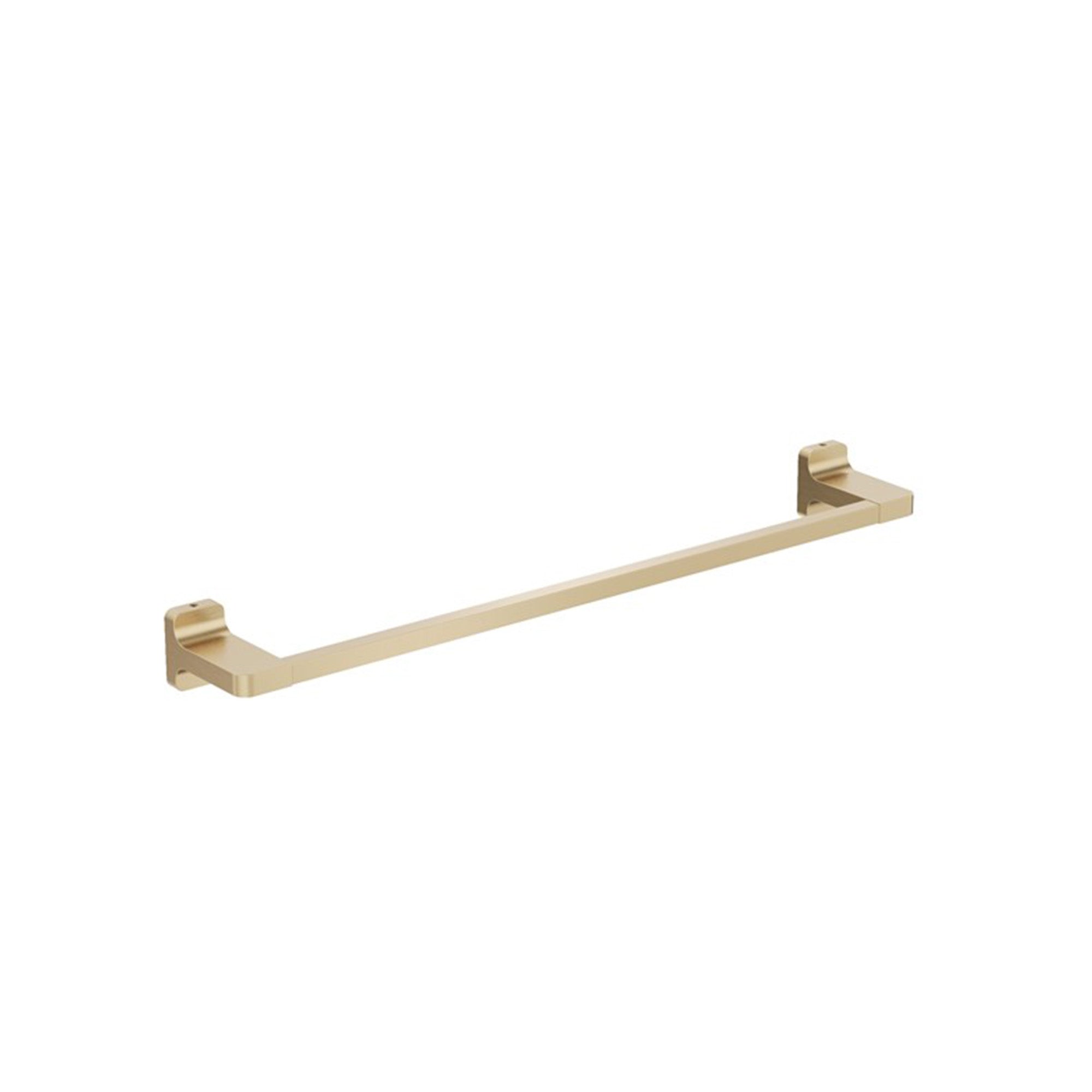 crosswater rotar towel rail 450mm brushed brass