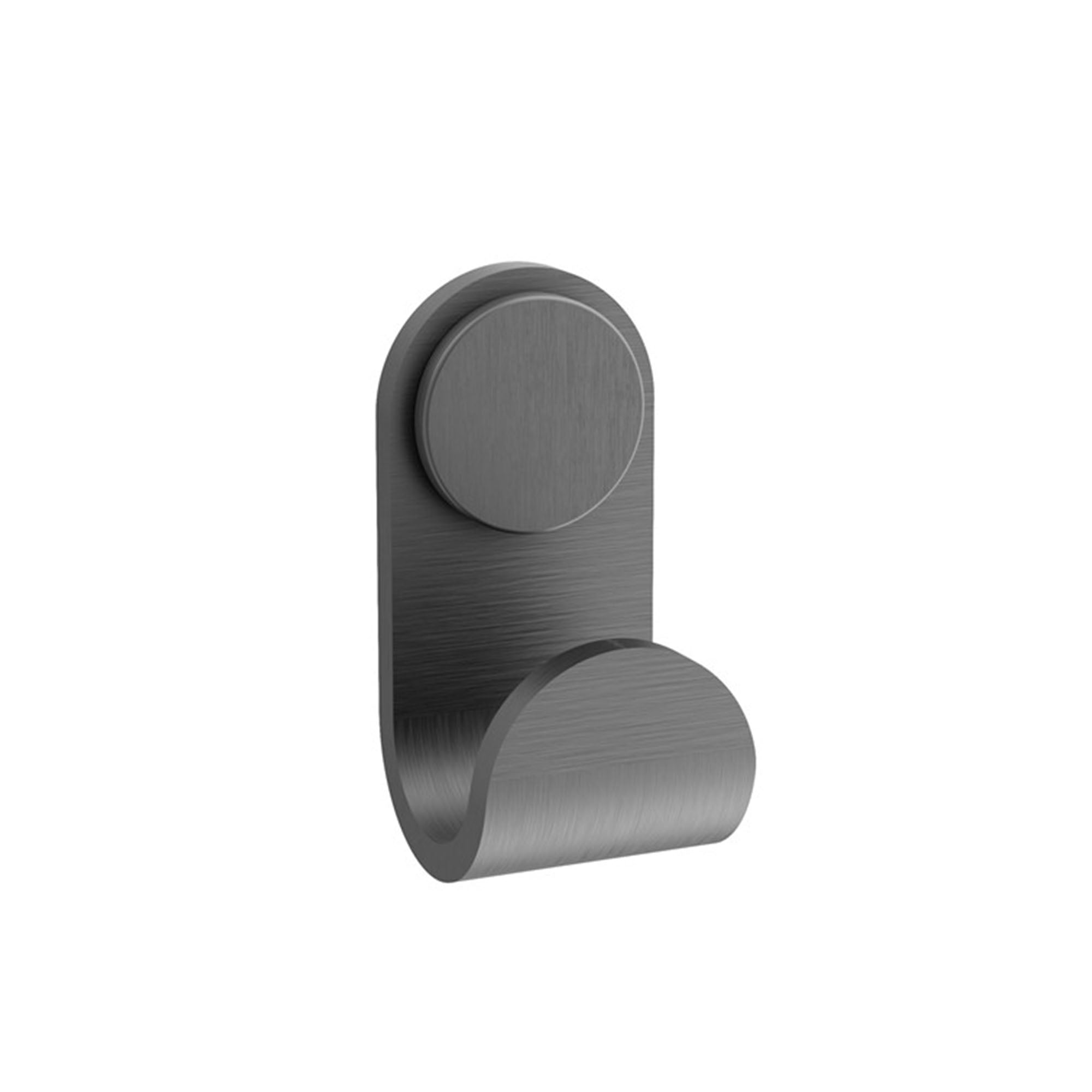 crosswater velo single round robe hook slate