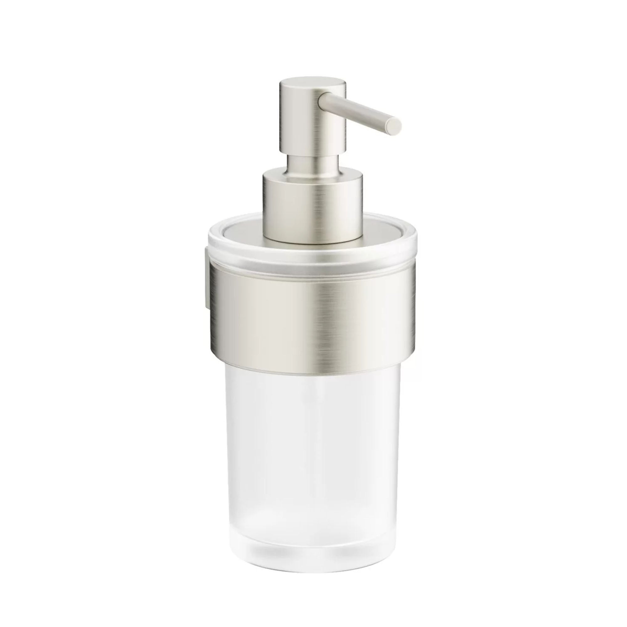 crosswater velo soap dispenser brushed stainless steel