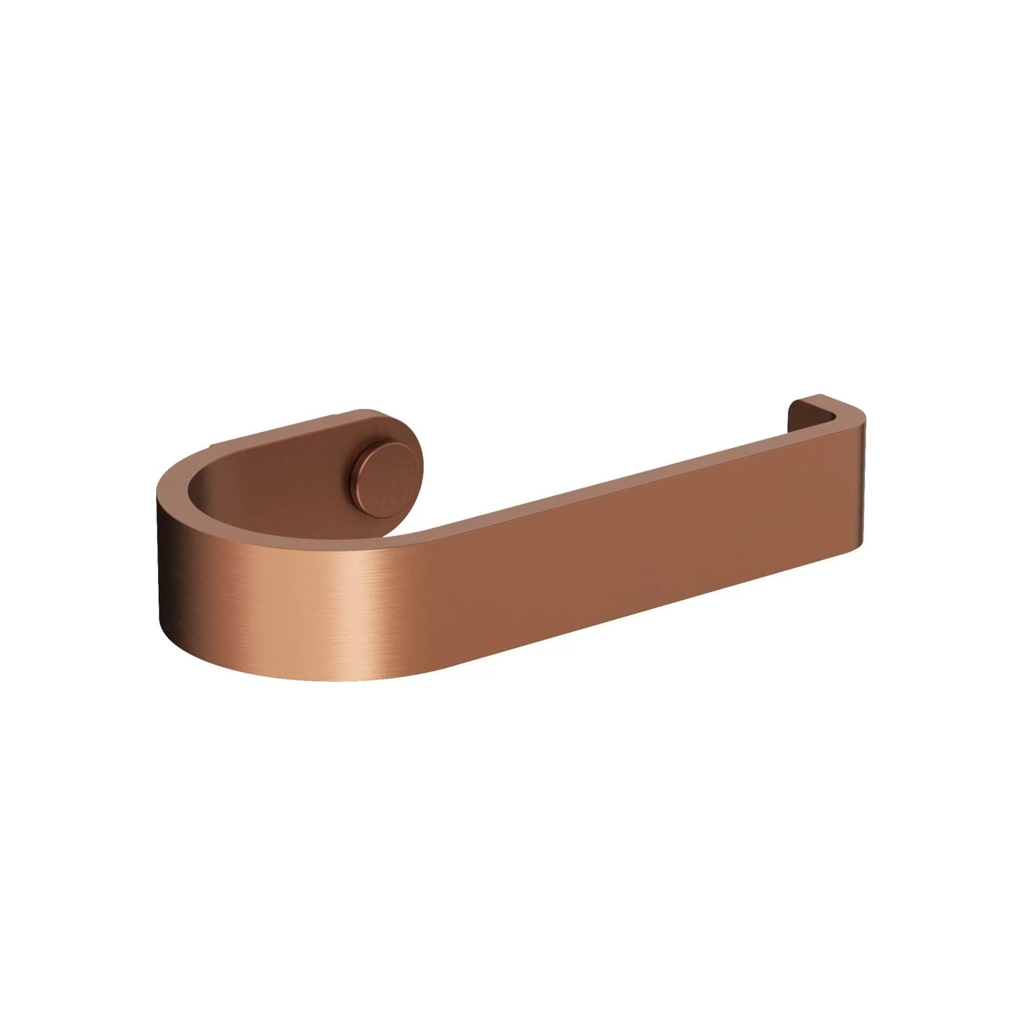 crosswater velo toilet roll holder brushed bronze