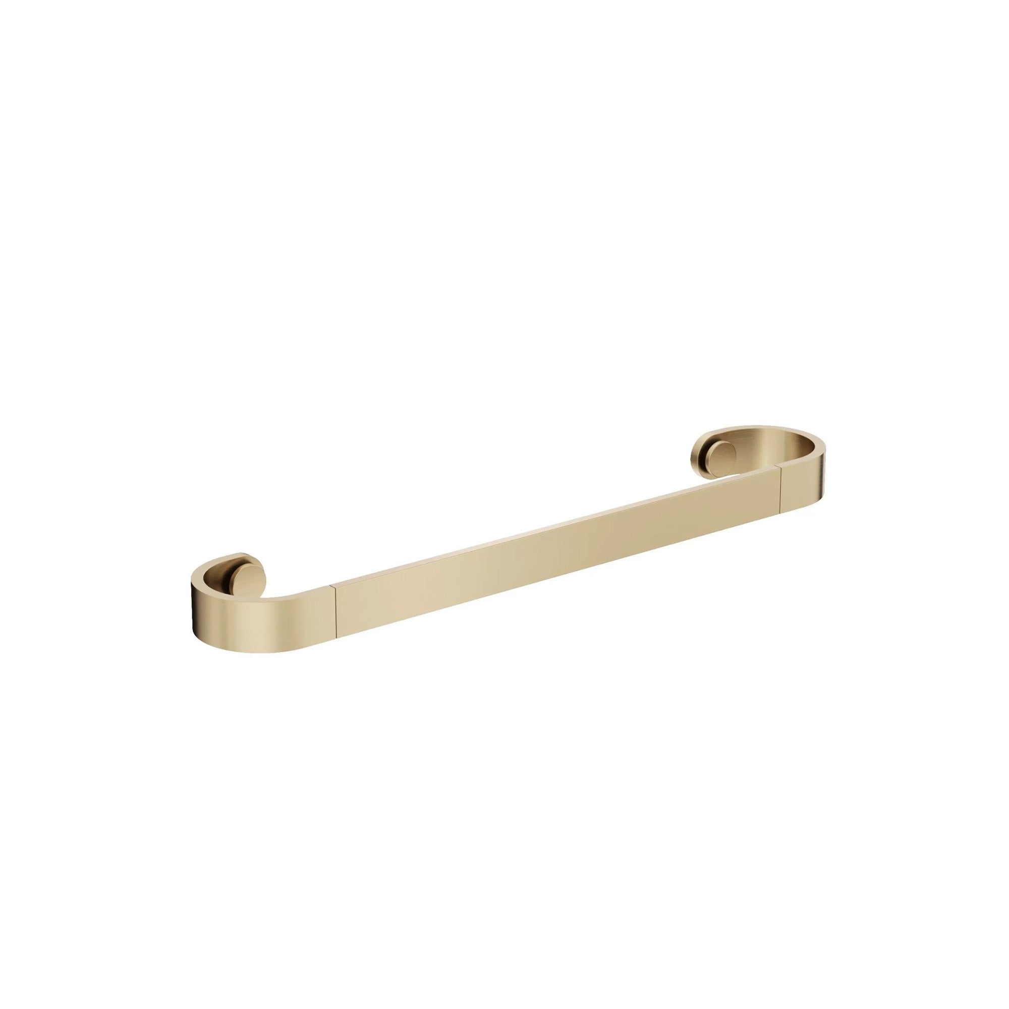 crosswater velo towel rail 450mm brushed brass