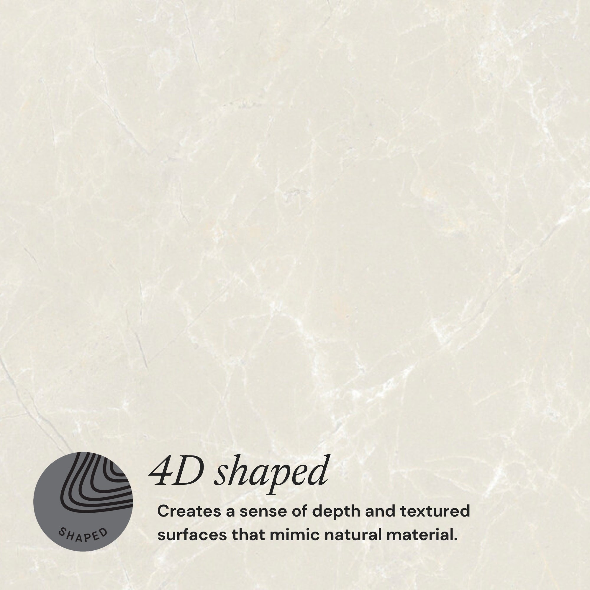 Eden Sand 4D Stone Effect Wall Tile 33x100cm Matt