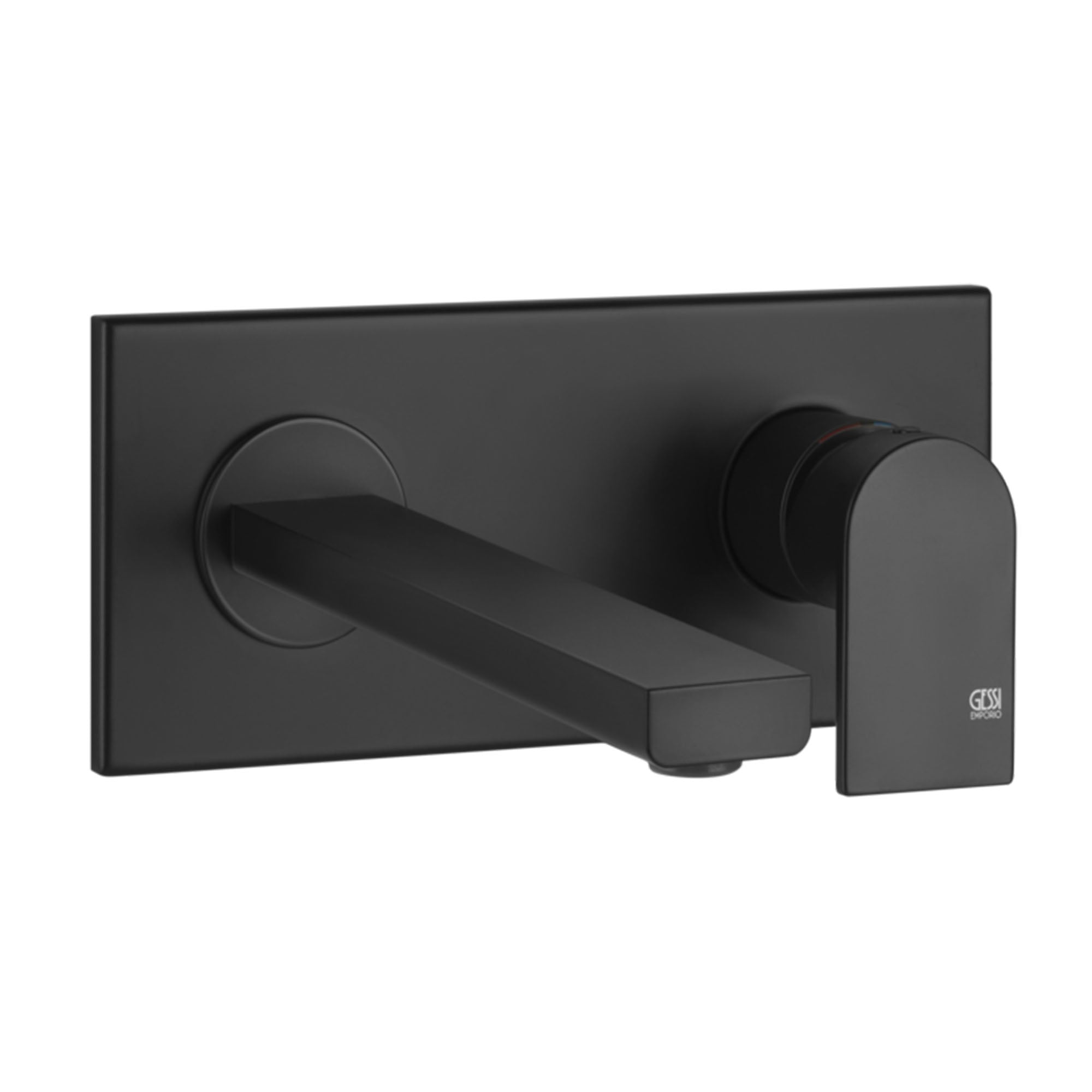 Gessi Via Manzoni Wall Mounted Basin Mixer Matt Black