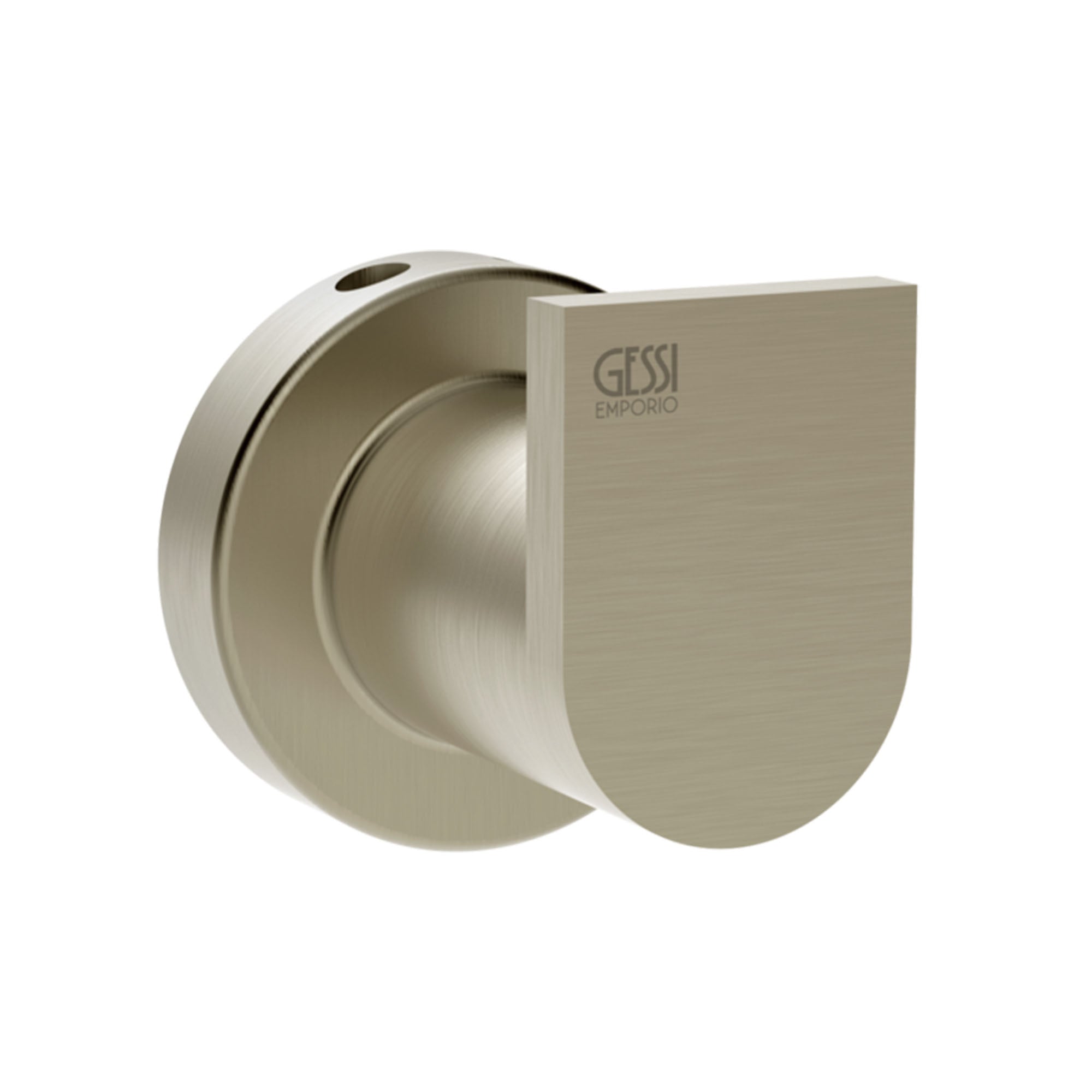 gessi emporio robe hook finox brushed nickel