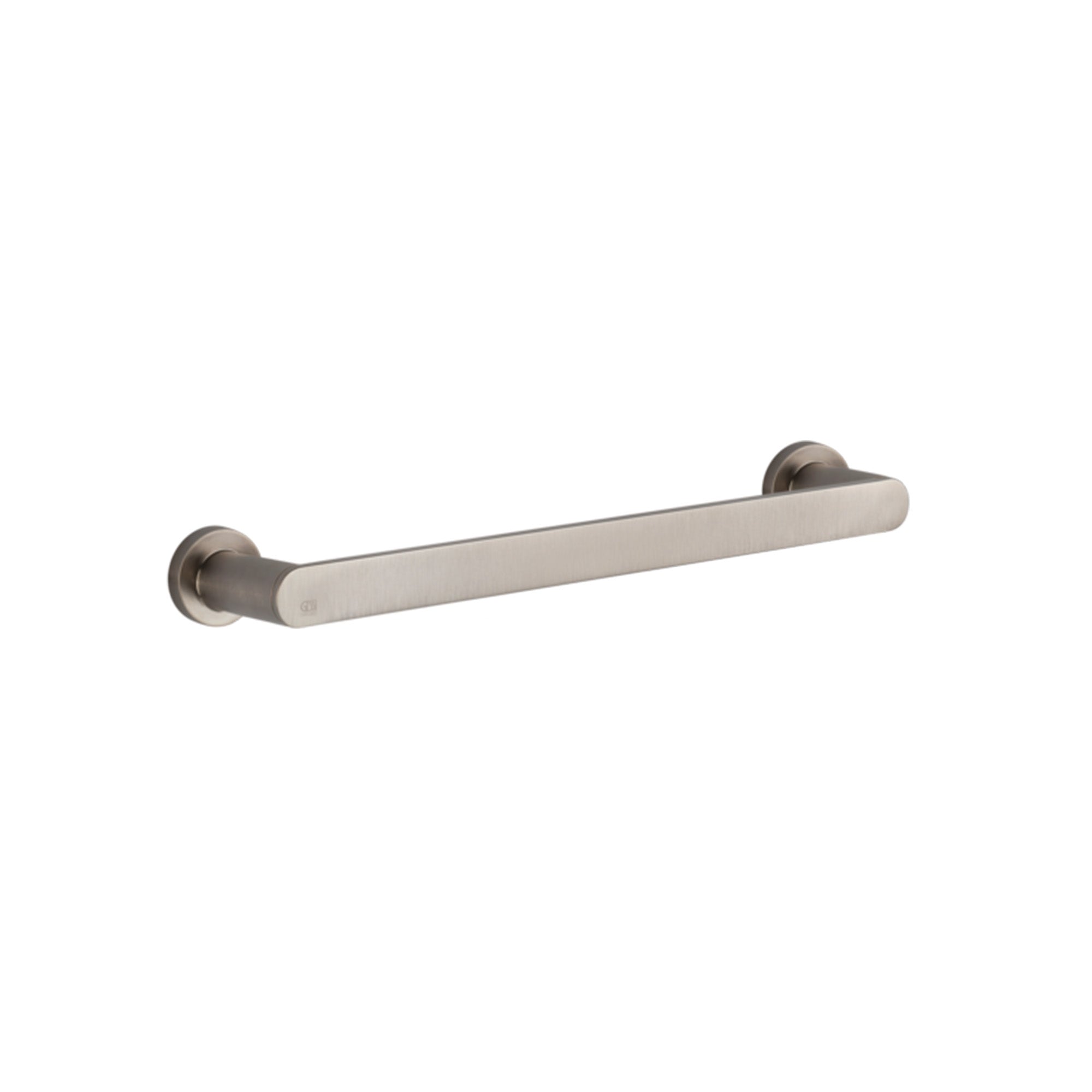 gessi emporio single towel rail 300mm finox brushed nickel