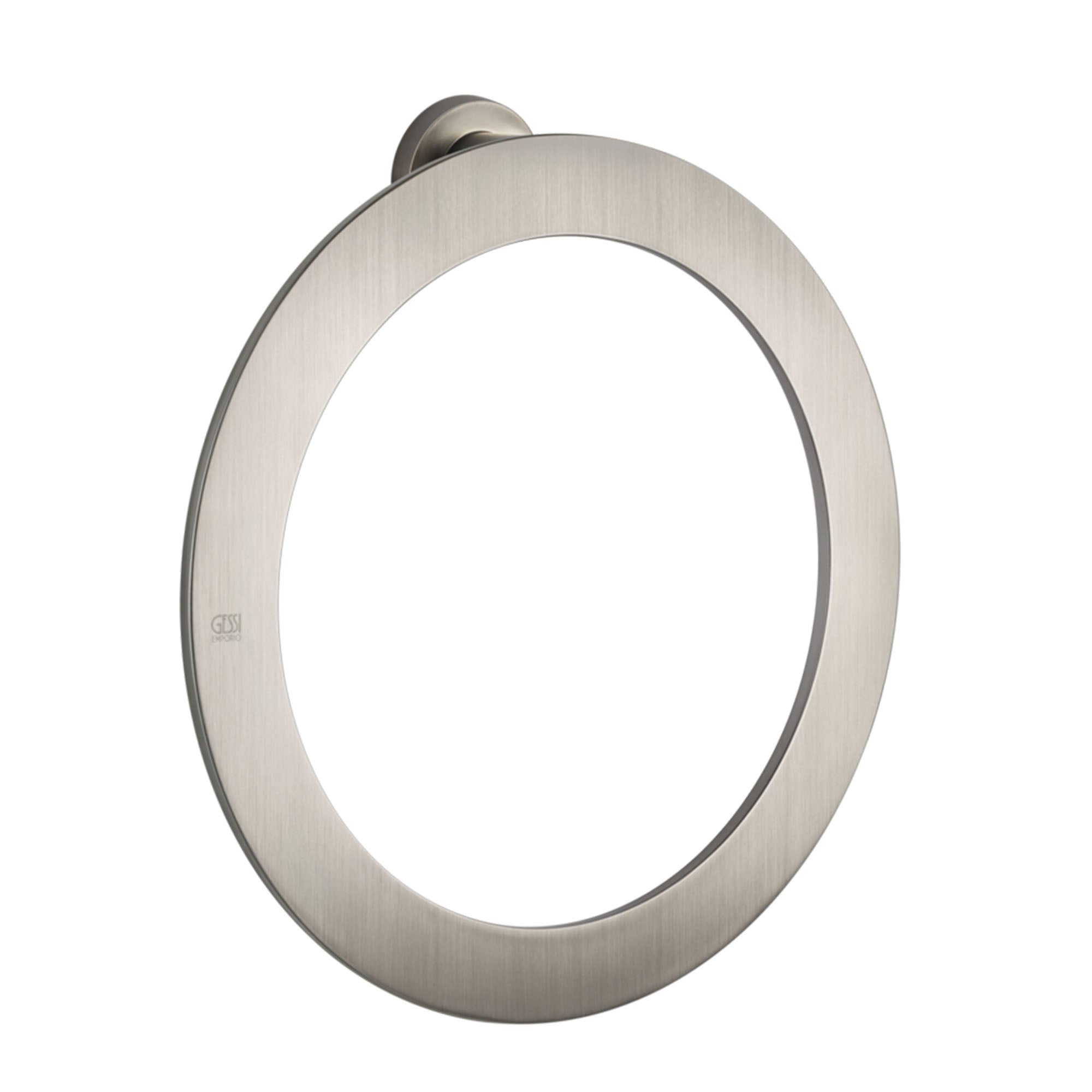 gessi emporio toilet ring finox brushed nickel