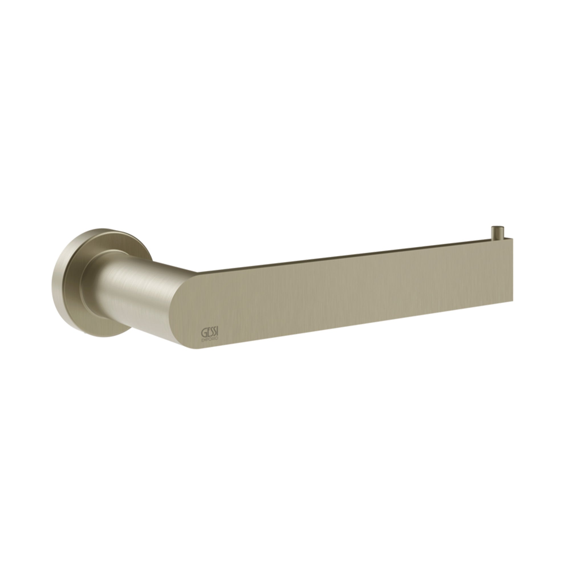 gessi emporio toilet roll holder finox brushed nickel