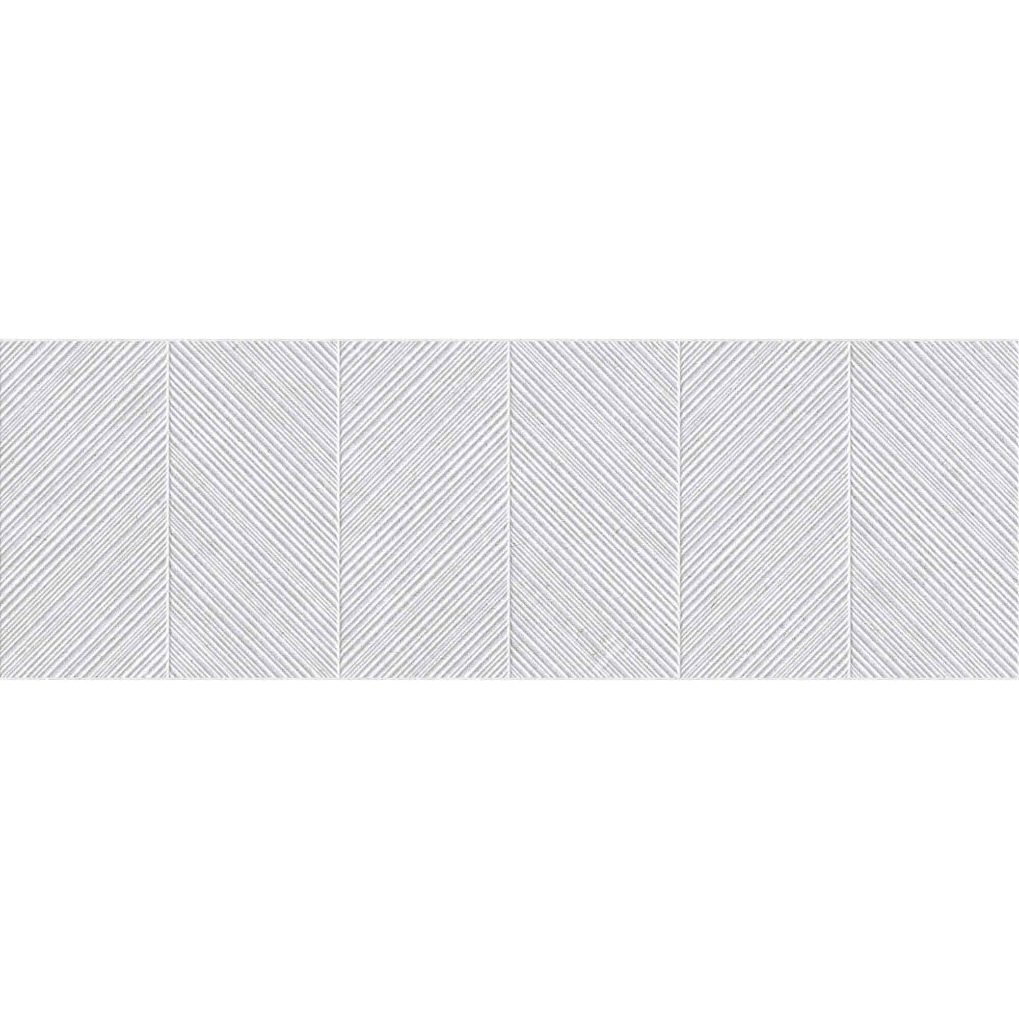 ghent silver wall decor ceramic tile 33x100cm