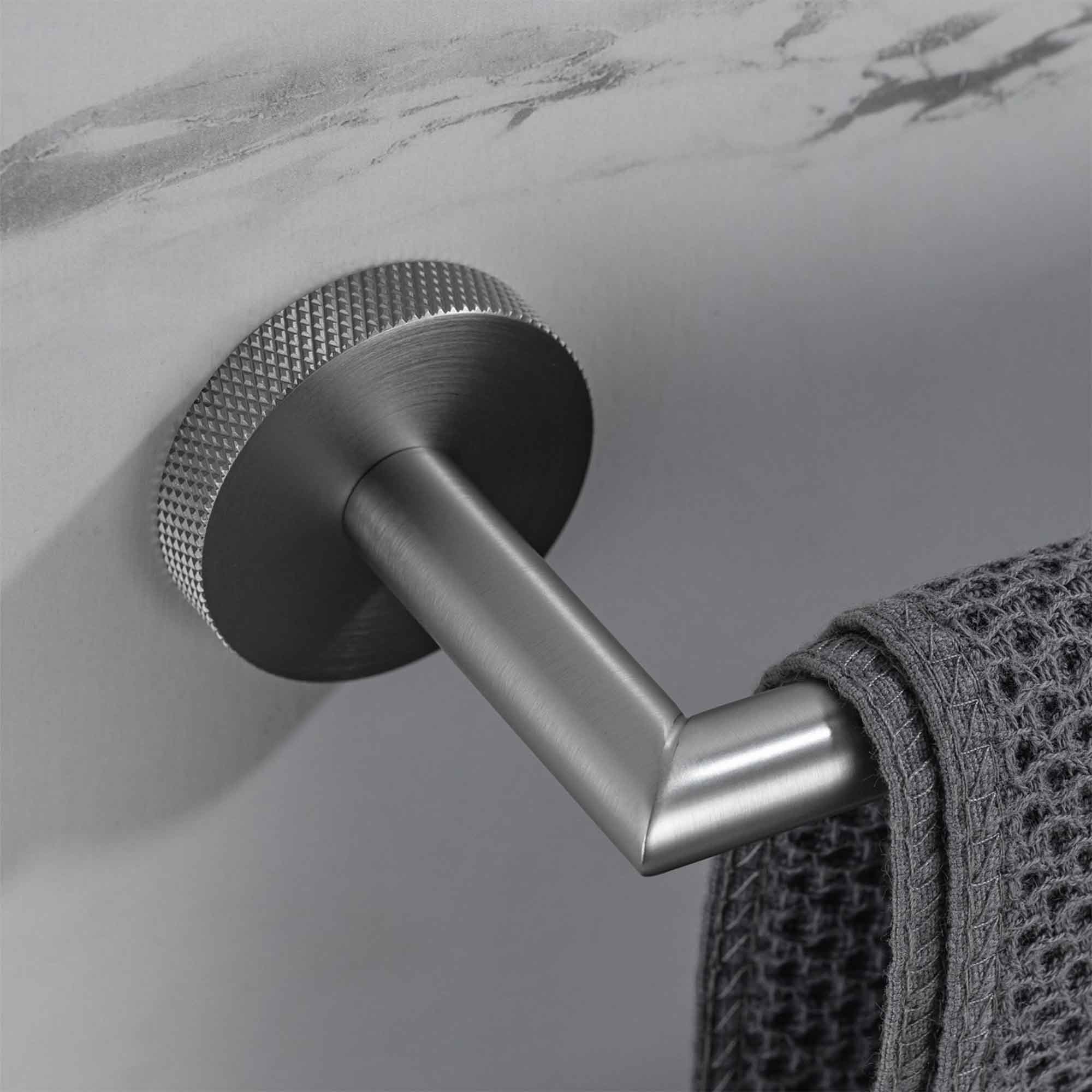 granlusso portofino knurled toilet roll holder gunmetal