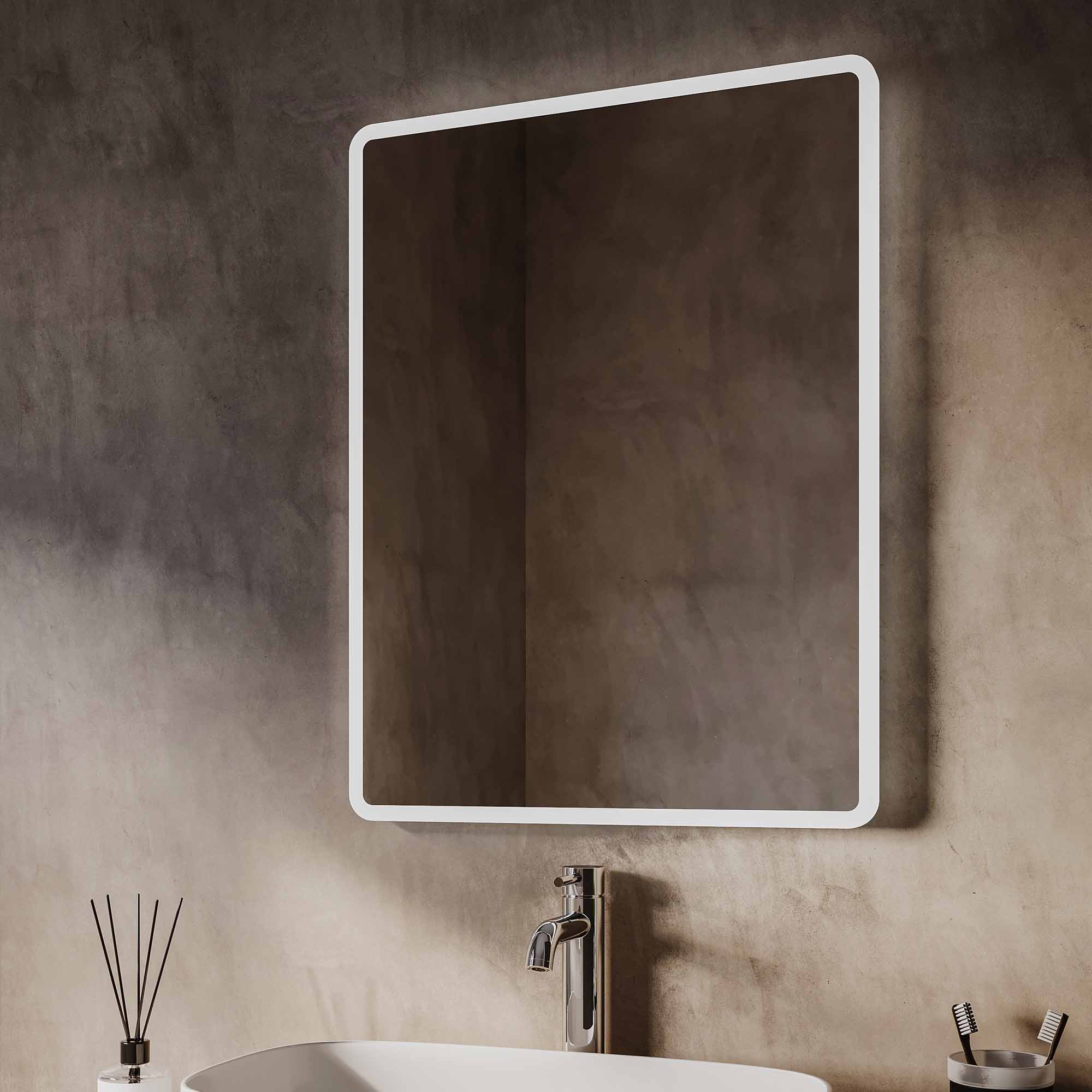 granlusso serenity 800x600mm led bathroom mirror