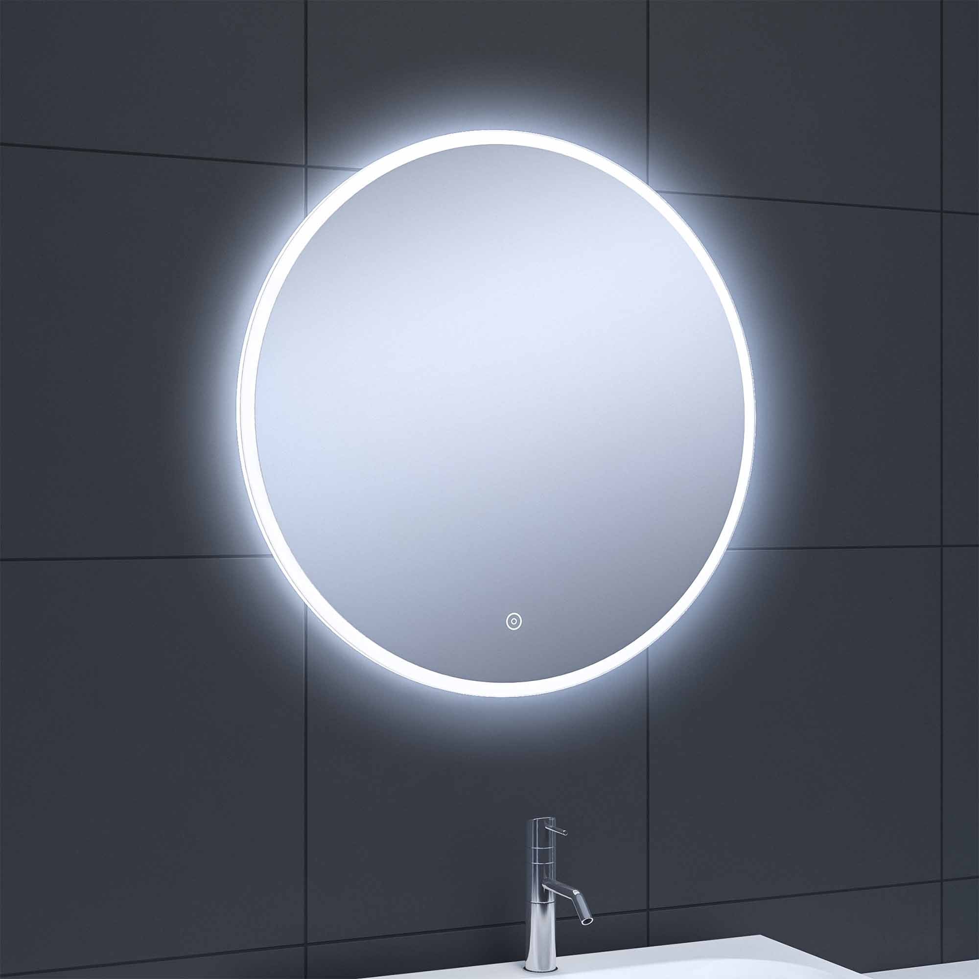 granlusso serenity round 60 led mirror