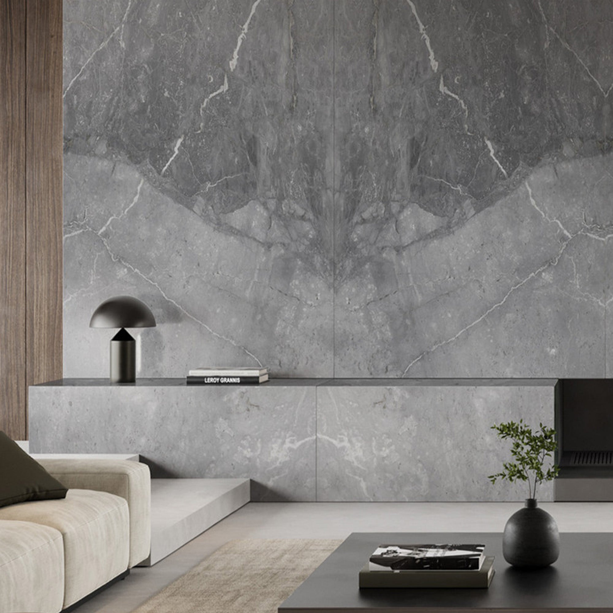 grigio perla 61x30cm real marble tile lifestyle