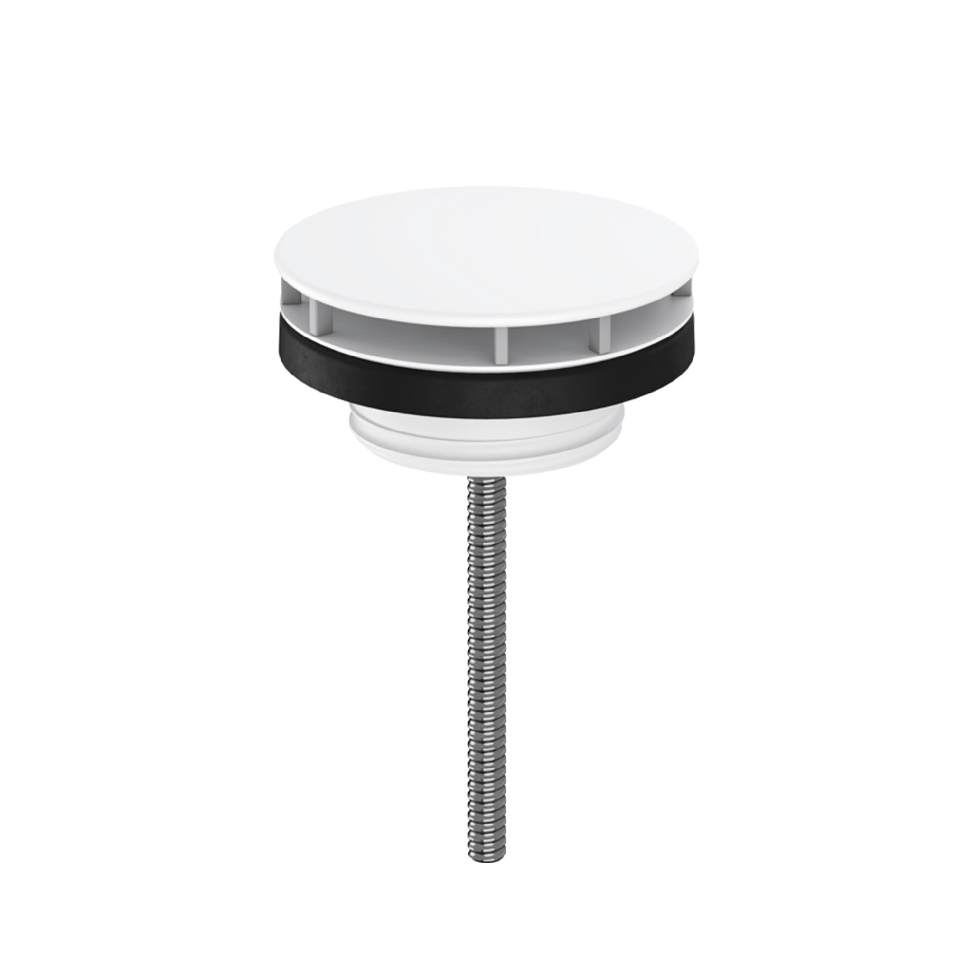 hansgrohe free flow non closing waste matt white