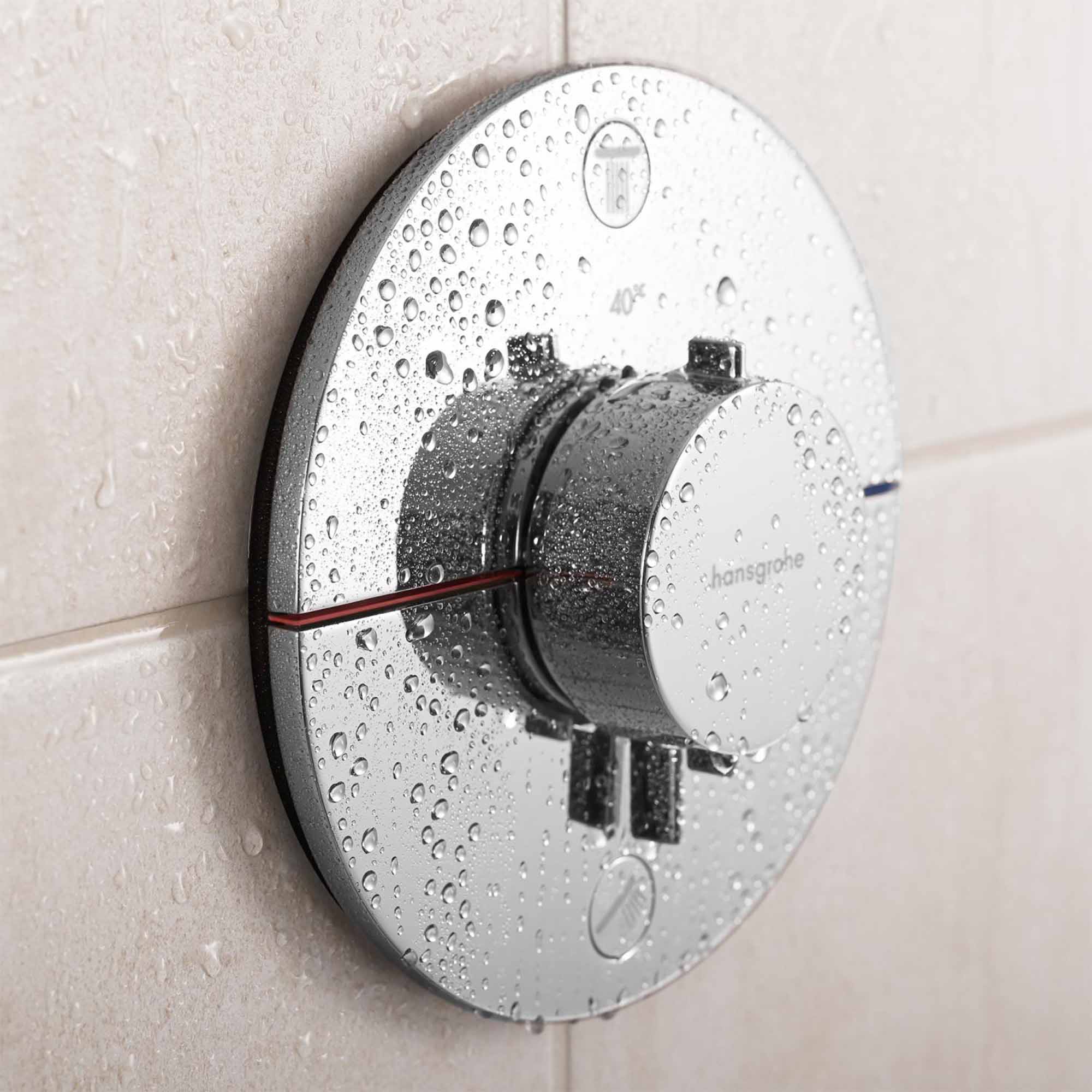 hansgrohe shower select s 2 outlet valve chrome