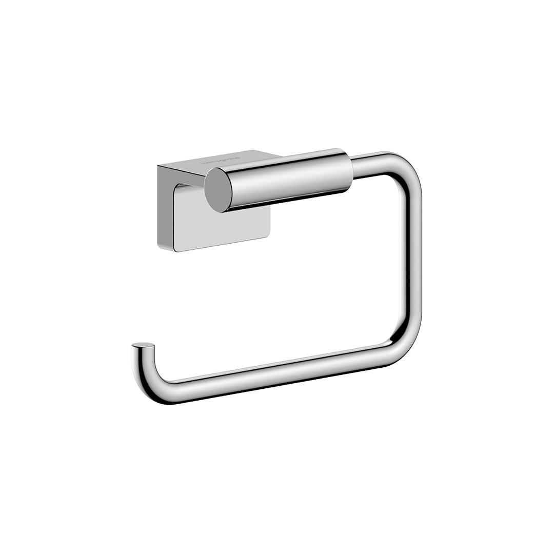 Hansgrohe AddStoris S Toilet Roll Holder in chrome finish, supplied by Deluxe Bathrooms.