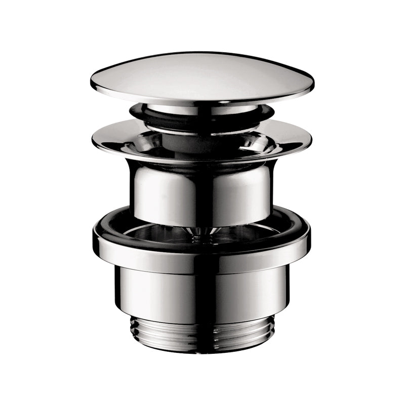 Axor Waste Set Brass Push-Open for Basin and Bidet Mixer in chrome finish, supplied by Deluxe Bathrooms.