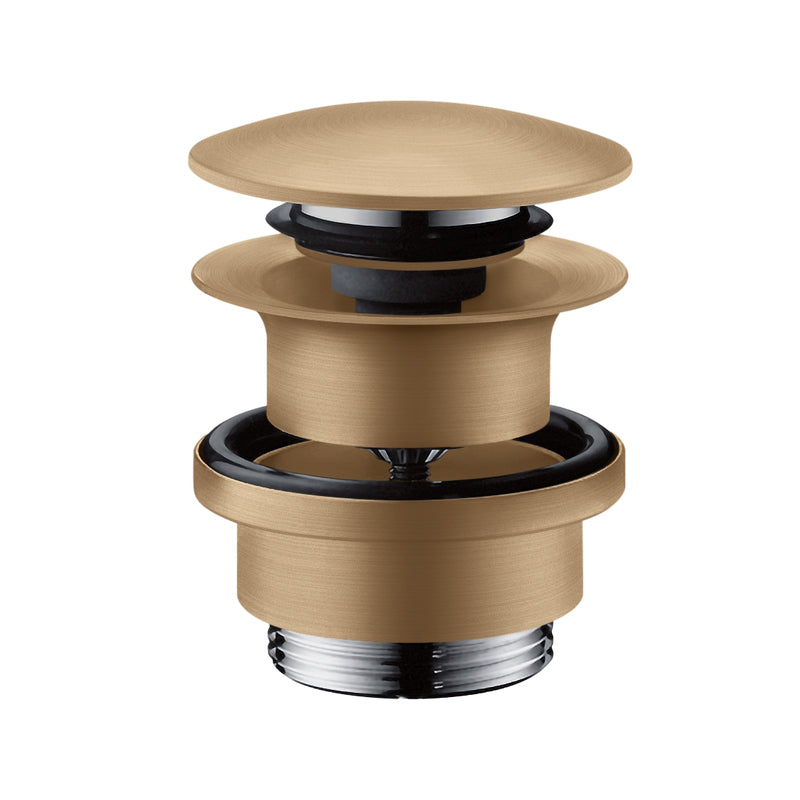 Axor Waste Set Brass Push-Open for Basin and Bidet Mixer in brushed bronze finish, supplied by Deluxe Bathrooms.