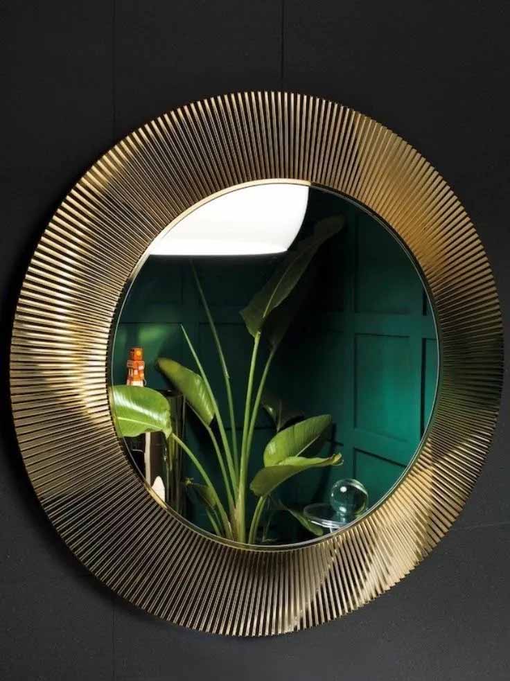 laufen kartell 780 all saints bathroom mirror gold